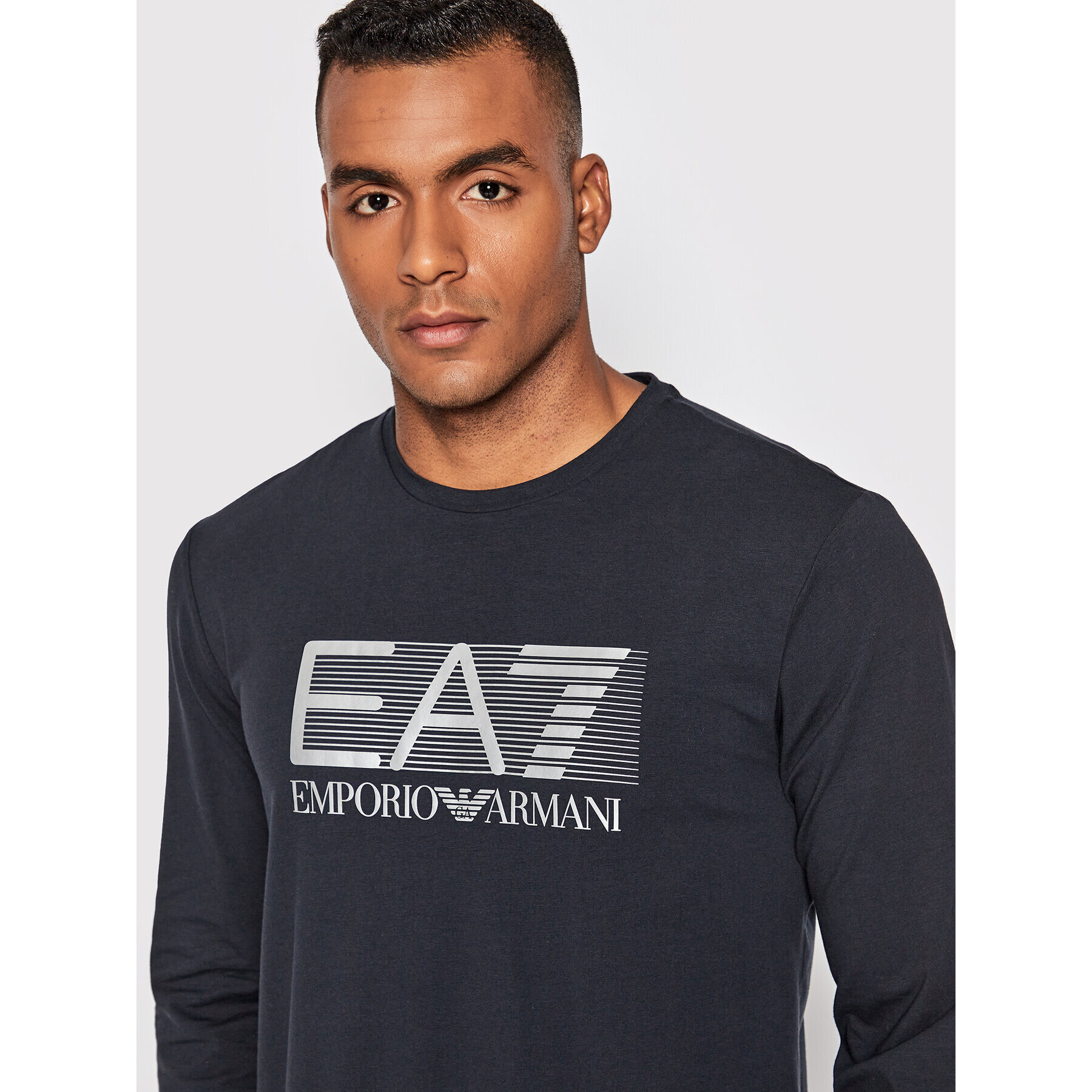 EA7 Emporio Armani Longsleeve 6LPT64 PJ03Z 0578 Bleumarin Regular Fit - Pled.ro