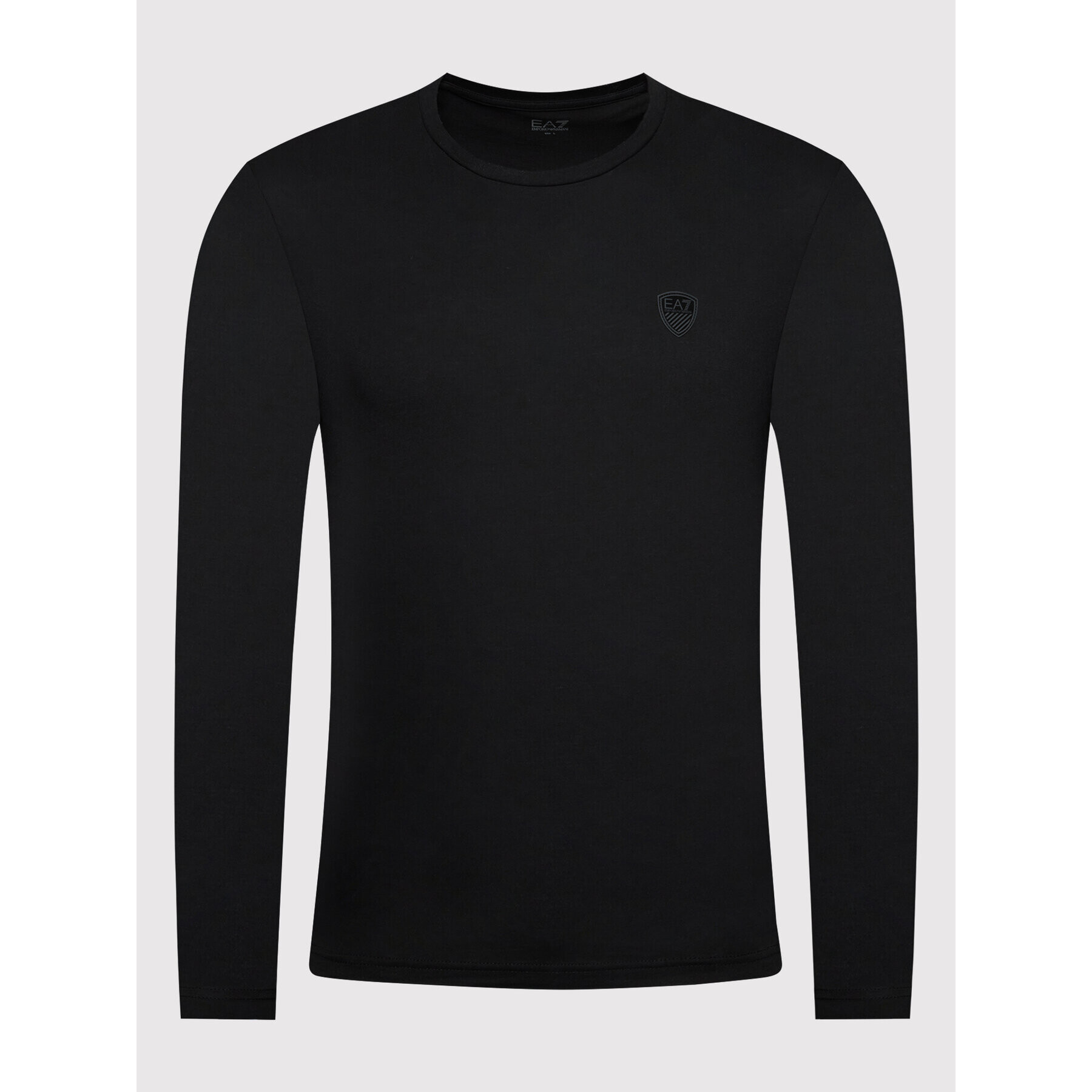 EA7 Emporio Armani Longsleeve 8NPT09 PJNQZ 1200 Negru Regular Fit - Pled.ro