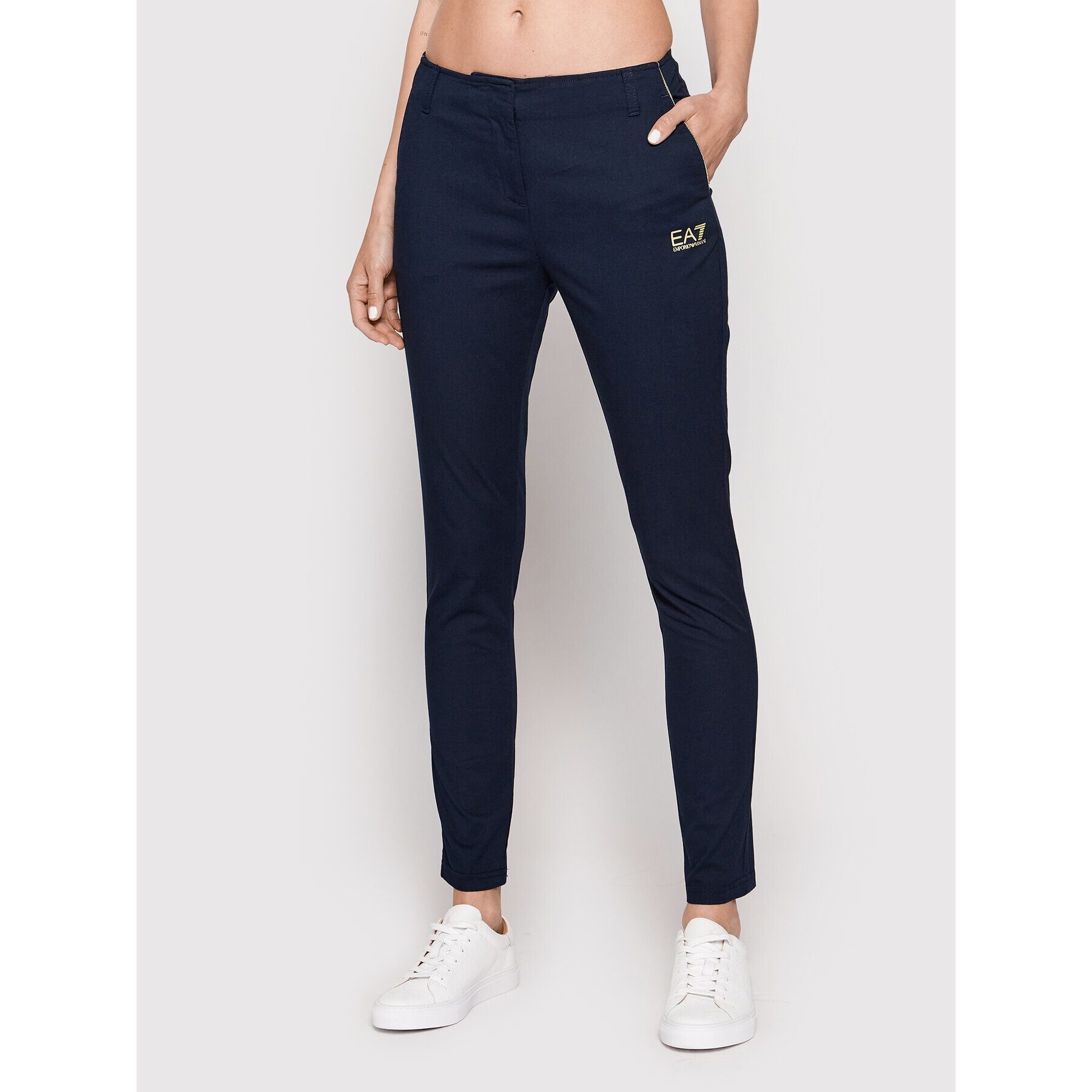 EA7 Emporio Armani Pantaloni din material 3LTP03 TN3EZ 1554 Bleumarin Regular Fit - Pled.ro