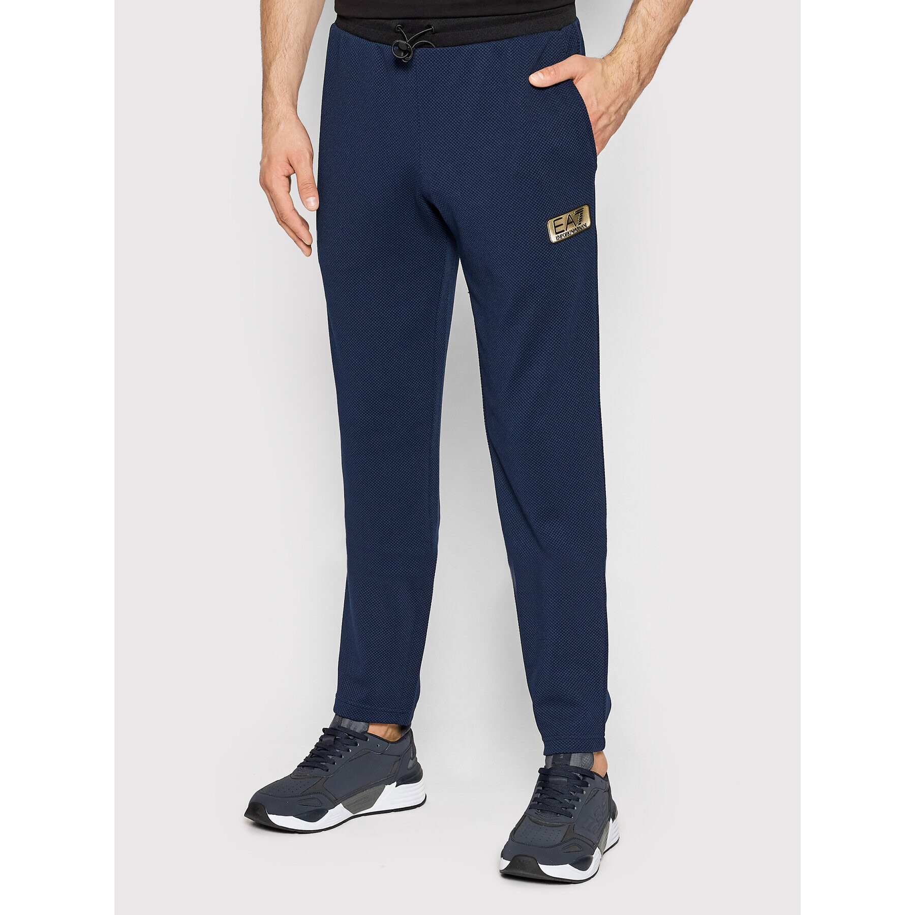 EA7 Emporio Armani Pantaloni trening 3LPP71 PJG1Z 1554 Bleumarin Regular Fit - Pled.ro