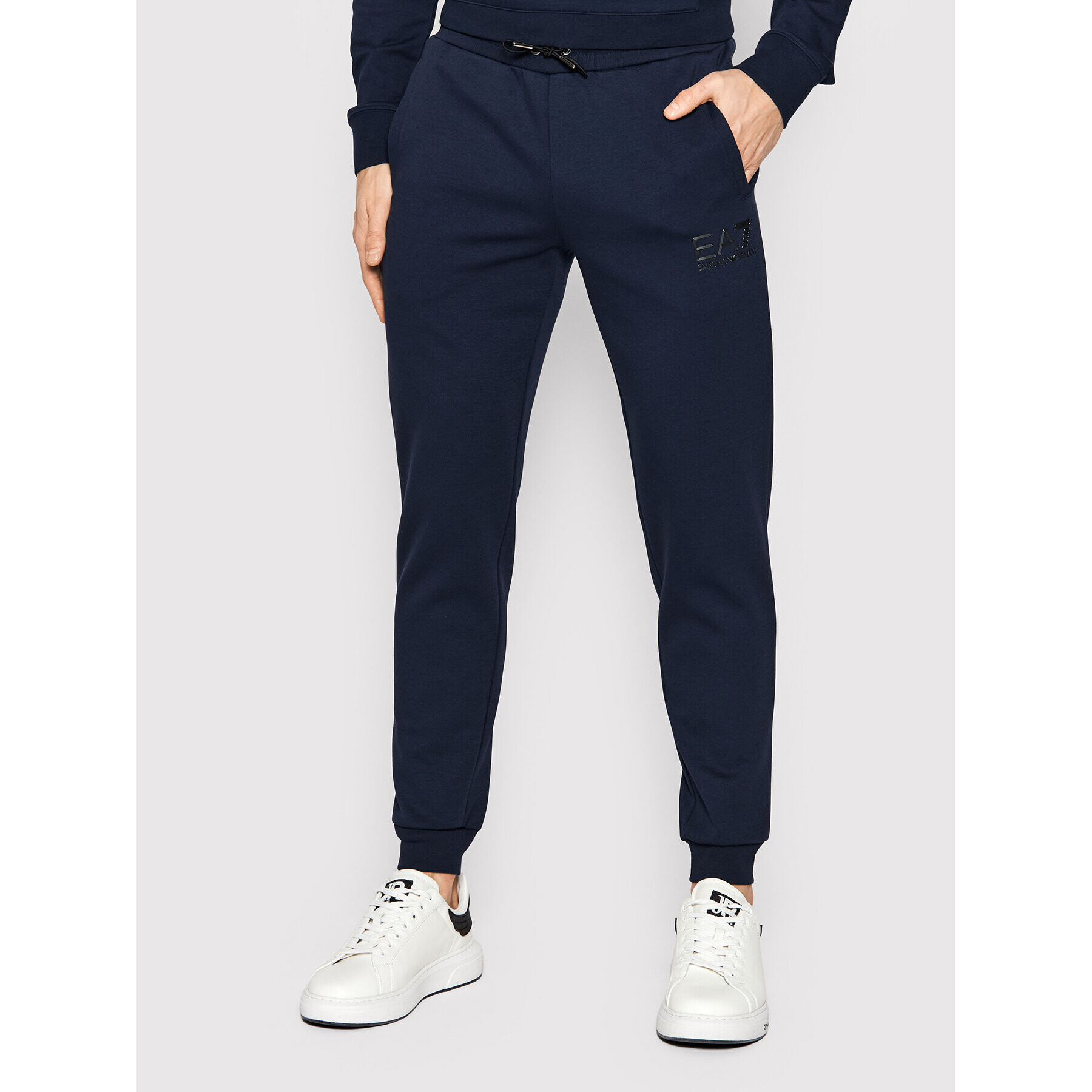 EA7 Emporio Armani Pantaloni trening 3LPP78 PJARZ 1554 Bleumarin Regular Fit - Pled.ro