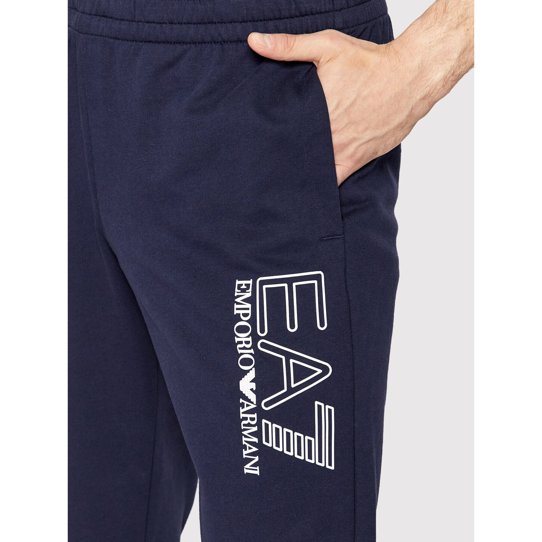 EA7 Emporio Armani Pantaloni trening 3LPP98 PJ05Z 1554 Bleumarin Regular Fit - Pled.ro