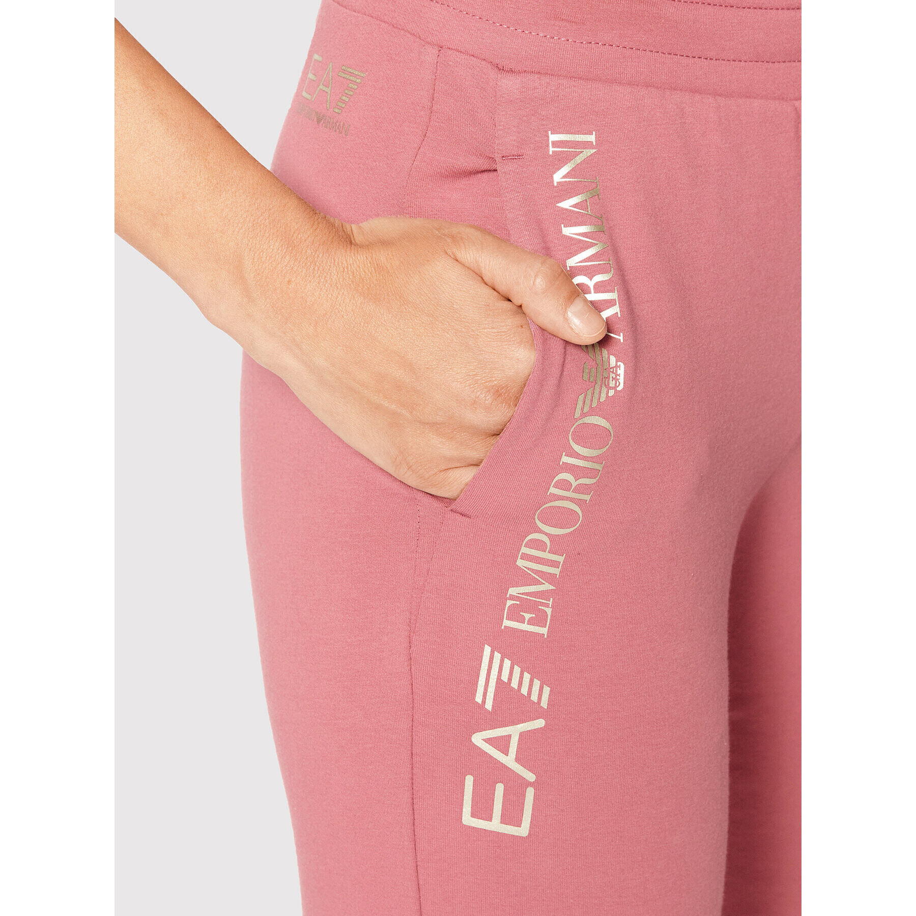 EA7 Emporio Armani Pantaloni trening 3LTP60 TJCQZ 1413 Roz Regular Fit - Pled.ro