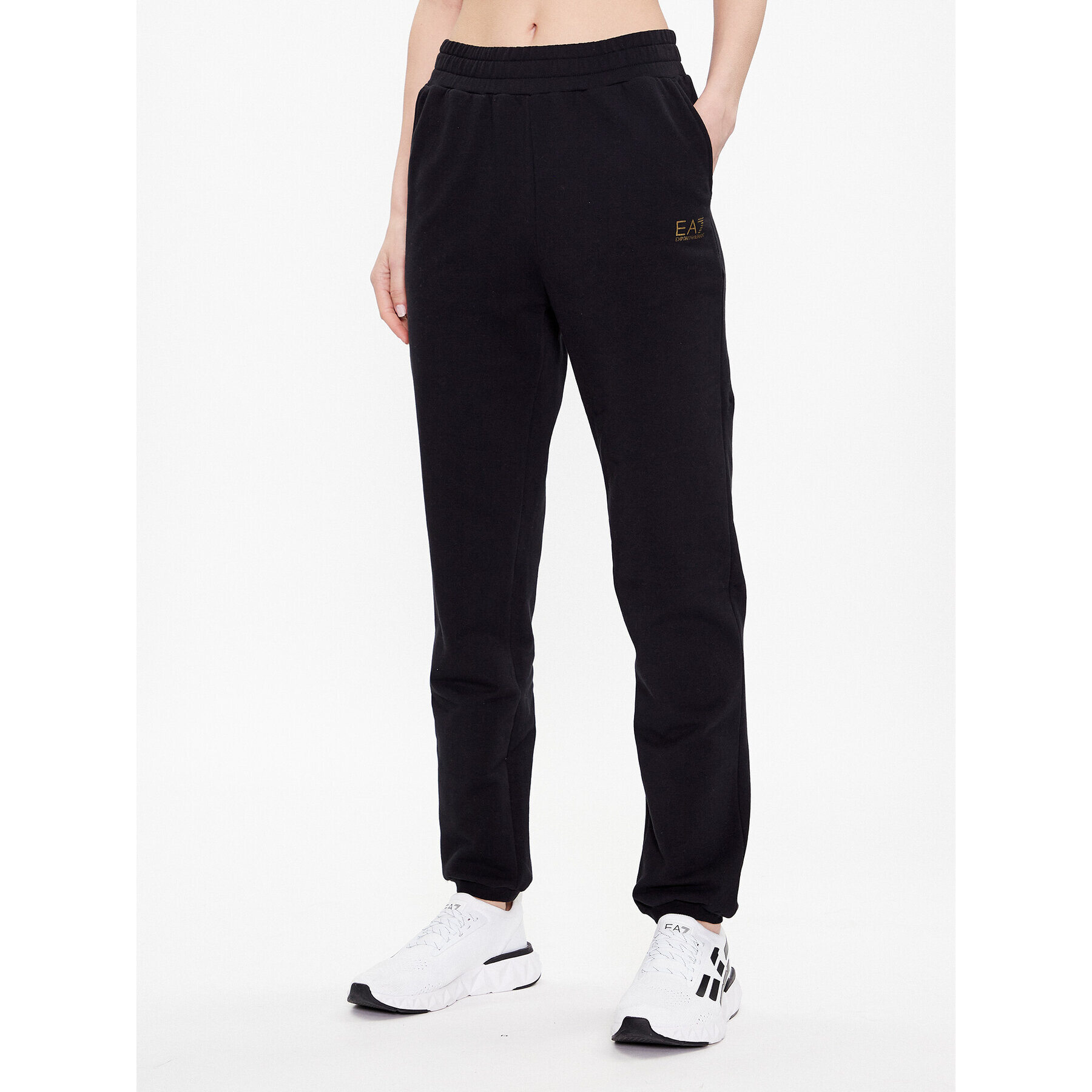 EA7 Emporio Armani Pantaloni trening 3RTP57 TJPWZ 0201 Negru Regular Fit - Pled.ro