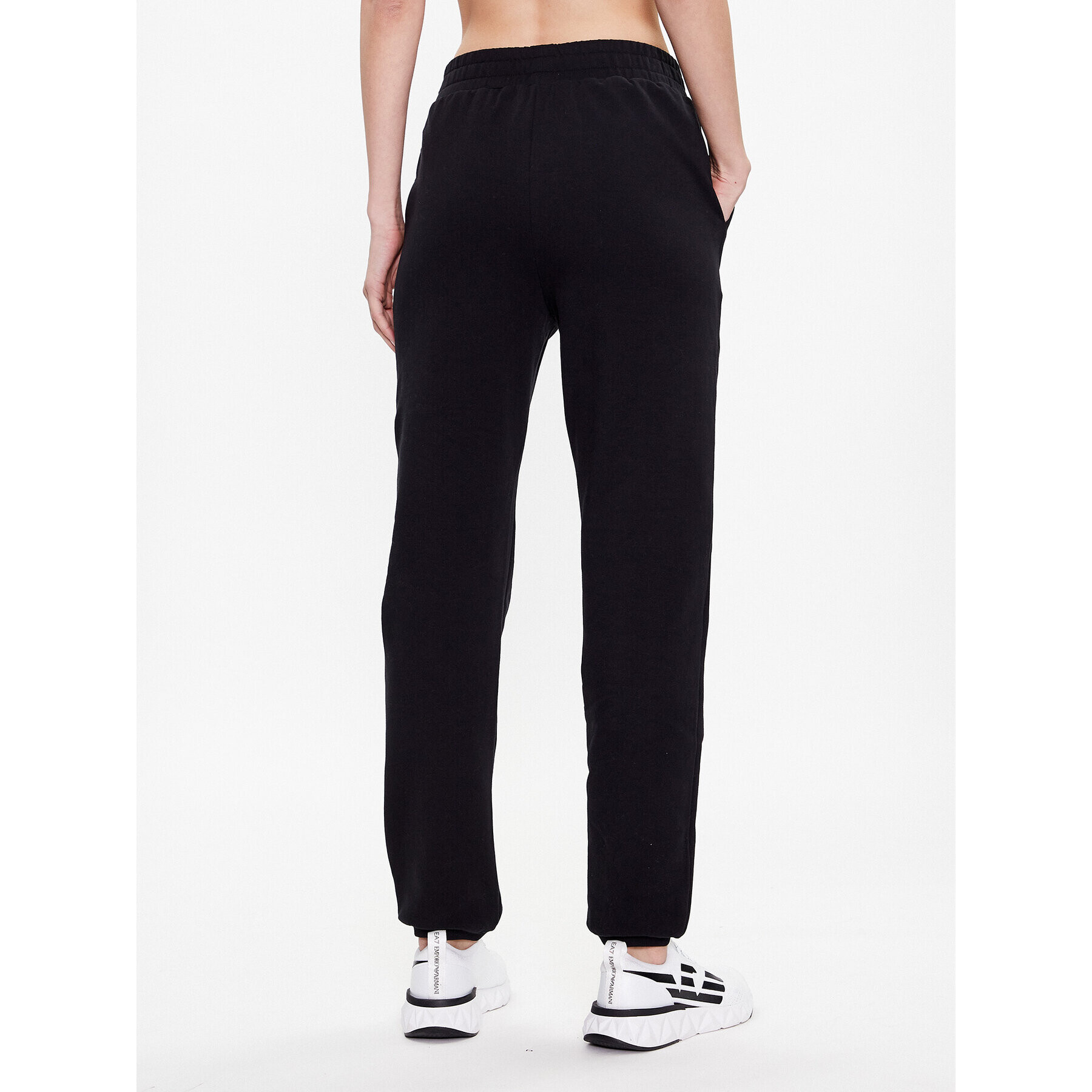 EA7 Emporio Armani Pantaloni trening 3RTP57 TJPWZ 0201 Negru Regular Fit - Pled.ro