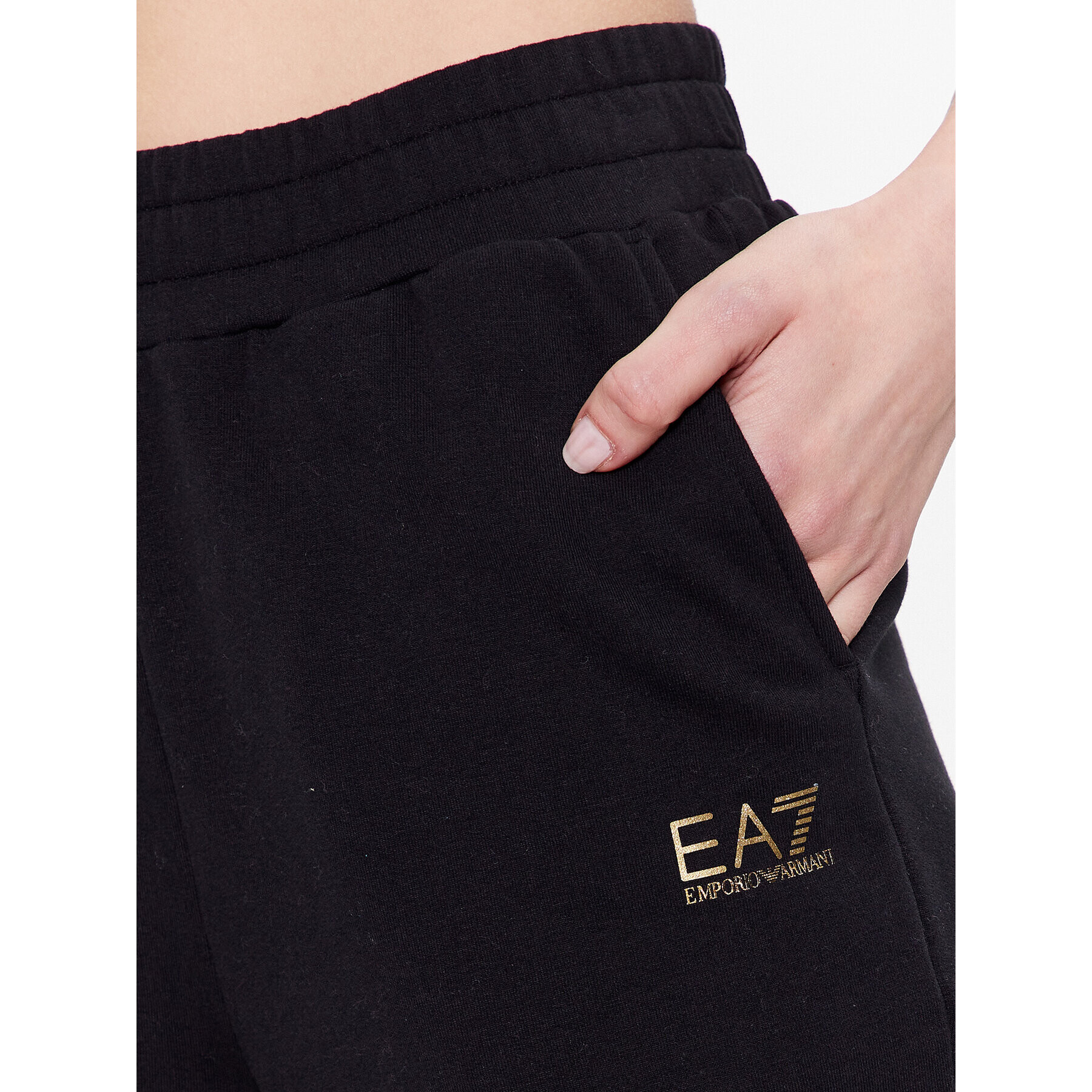 EA7 Emporio Armani Pantaloni trening 3RTP57 TJPWZ 0201 Negru Regular Fit - Pled.ro