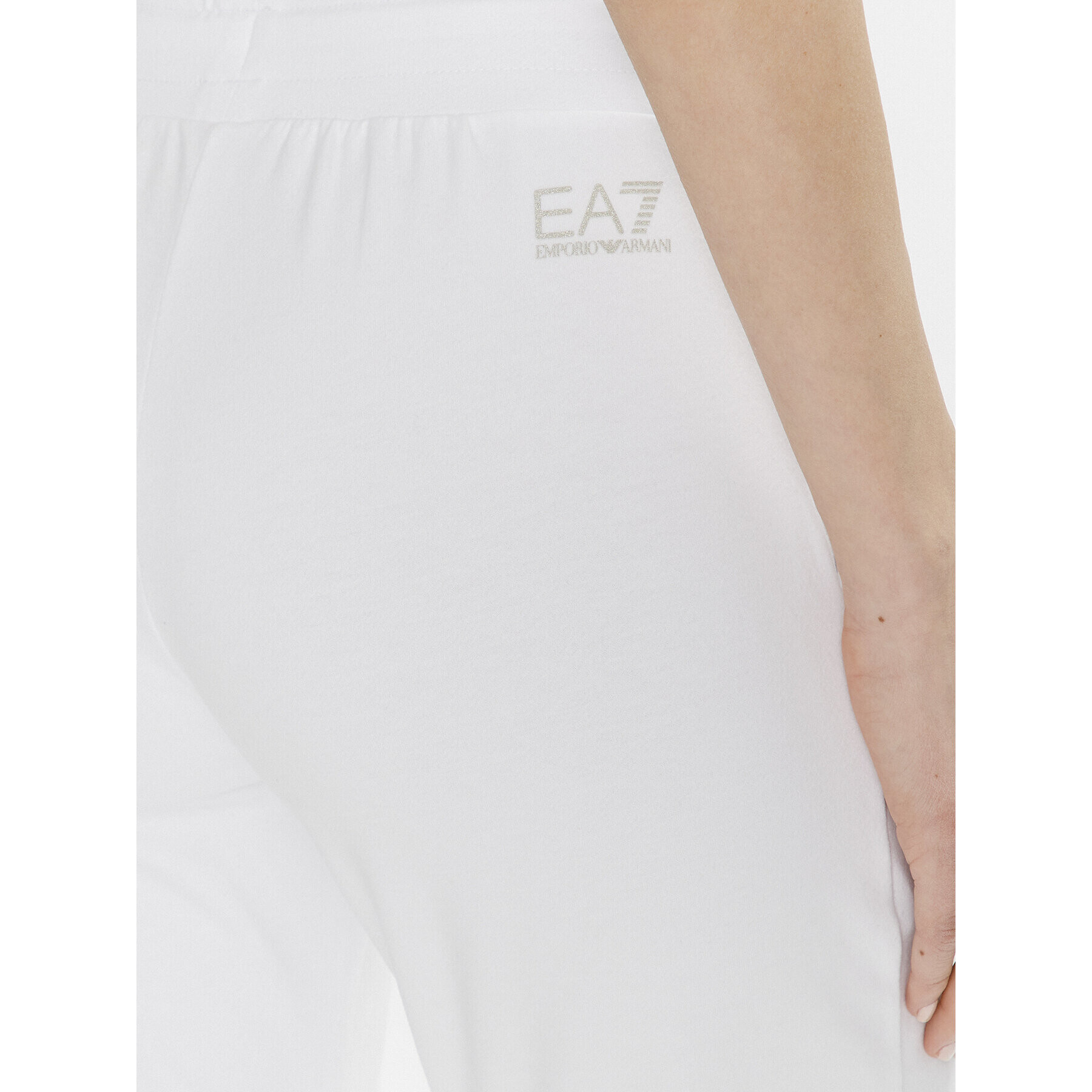 EA7 Emporio Armani Pantaloni trening 3RTP65 TJCQZ 0101 Alb Regular Fit - Pled.ro