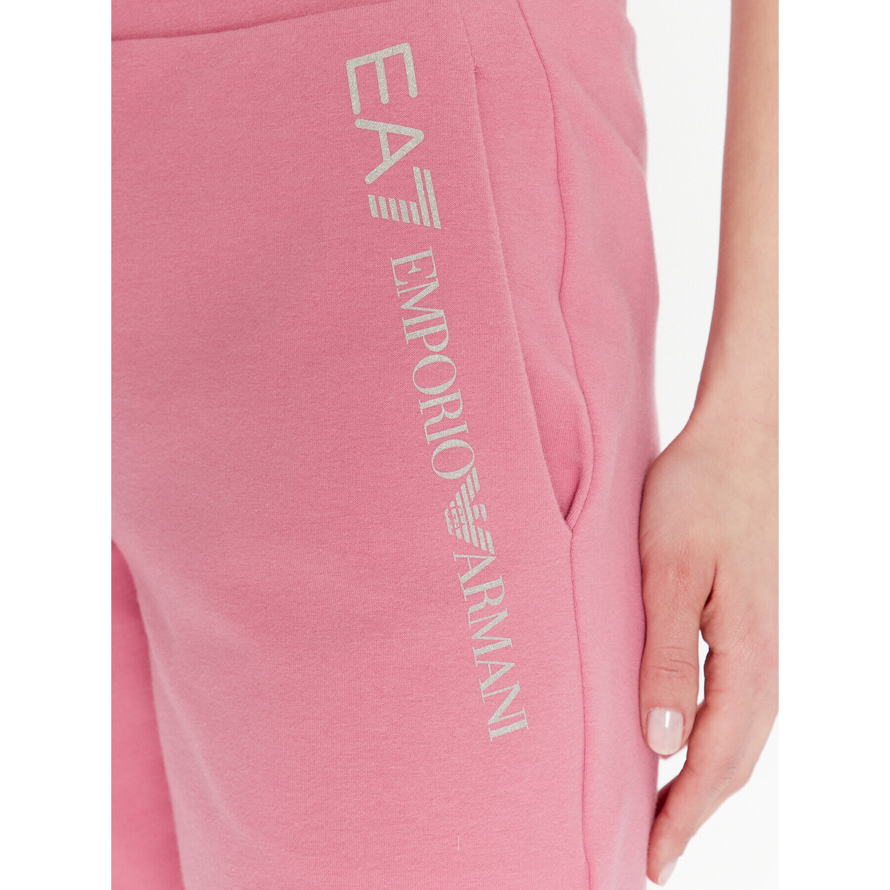 EA7 Emporio Armani Pantaloni trening 3RTP65 TJCQZ 1428 Roz Regular Fit - Pled.ro