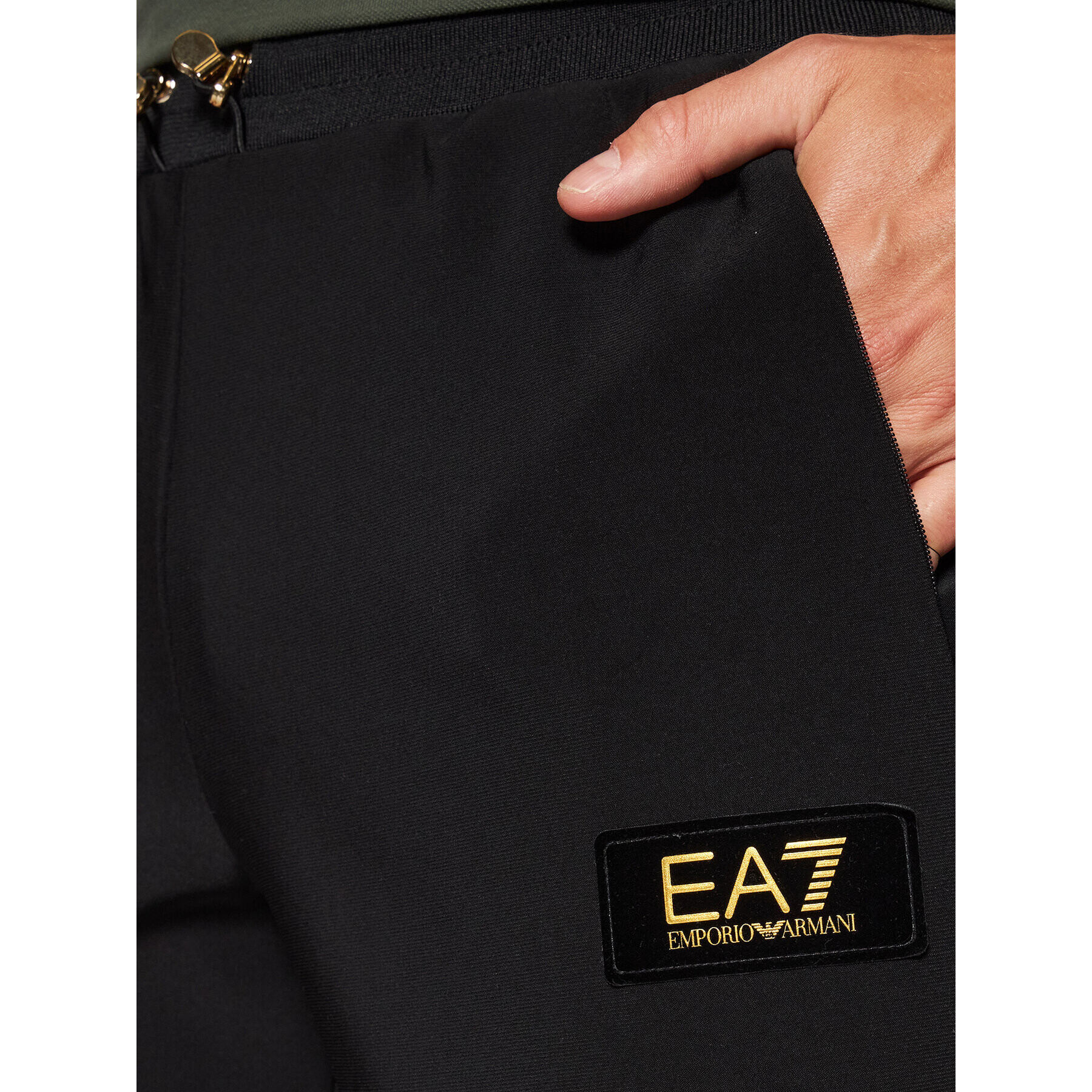 EA7 Emporio Armani Pantaloni trening 6KPP80 PJCCZ 1200 Negru Regular Fit - Pled.ro