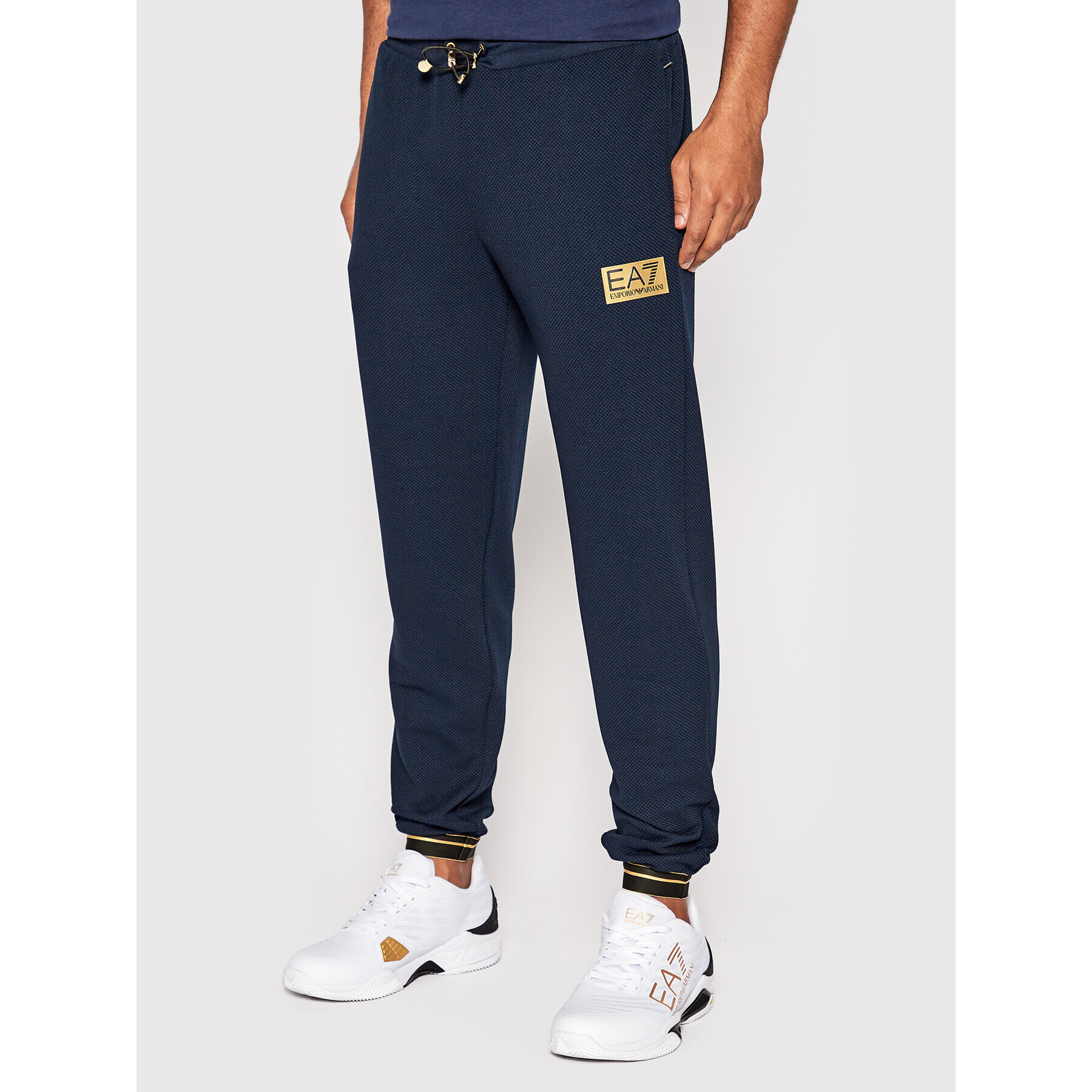 EA7 Emporio Armani Pantaloni trening 6LPP72 PJG1Z 1554 Bleumarin Regular Fit - Pled.ro