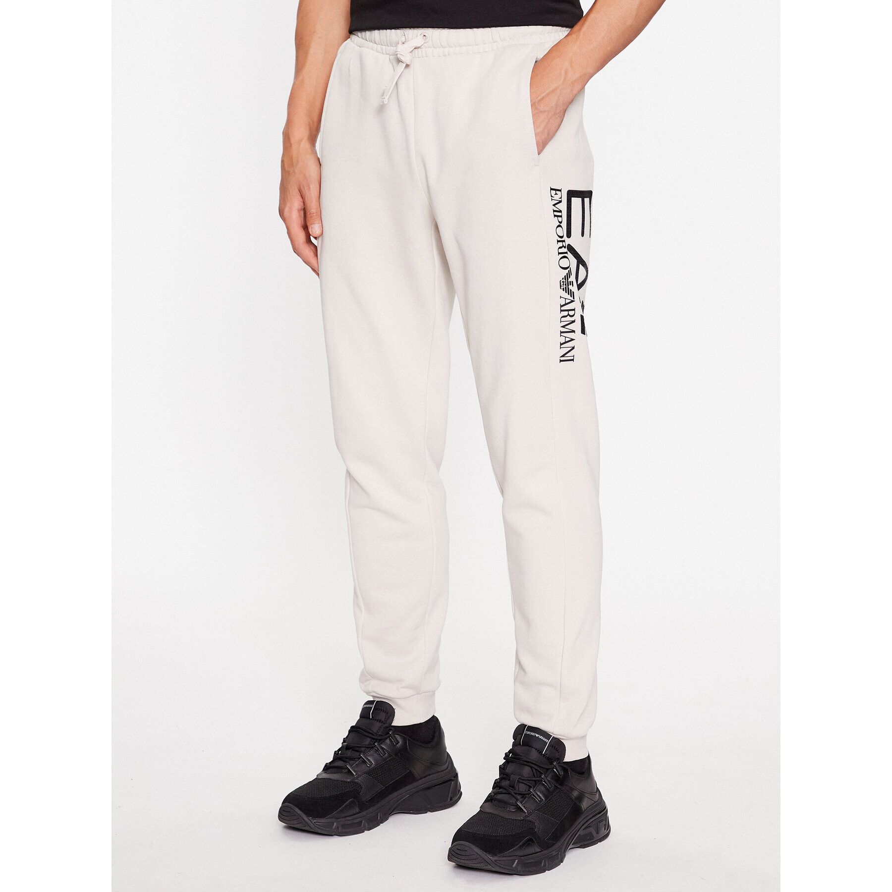 EA7 Emporio Armani Pantaloni trening 6RPP58 PJSLZ 1716 Bej Regular Fit - Pled.ro