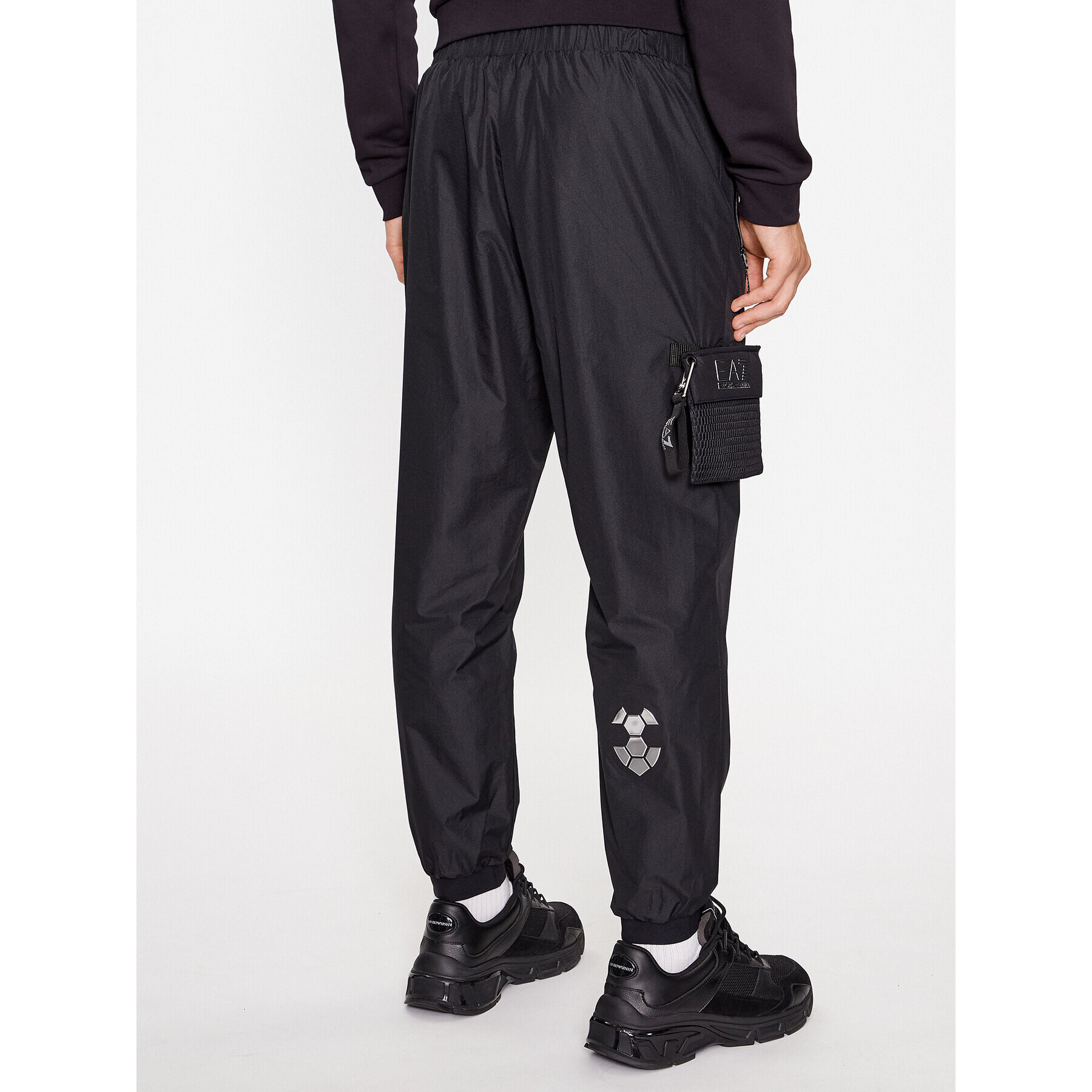 EA7 Emporio Armani Pantaloni trening 6RPP61 PN4UZ 1200 Negru Regular Fit - Pled.ro