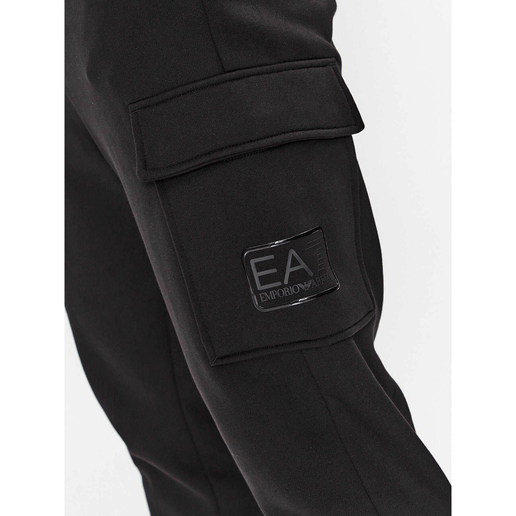 EA7 Emporio Armani Pantaloni trening 6RPP63 PJ07Z 1200 Negru Regular Fit - Pled.ro