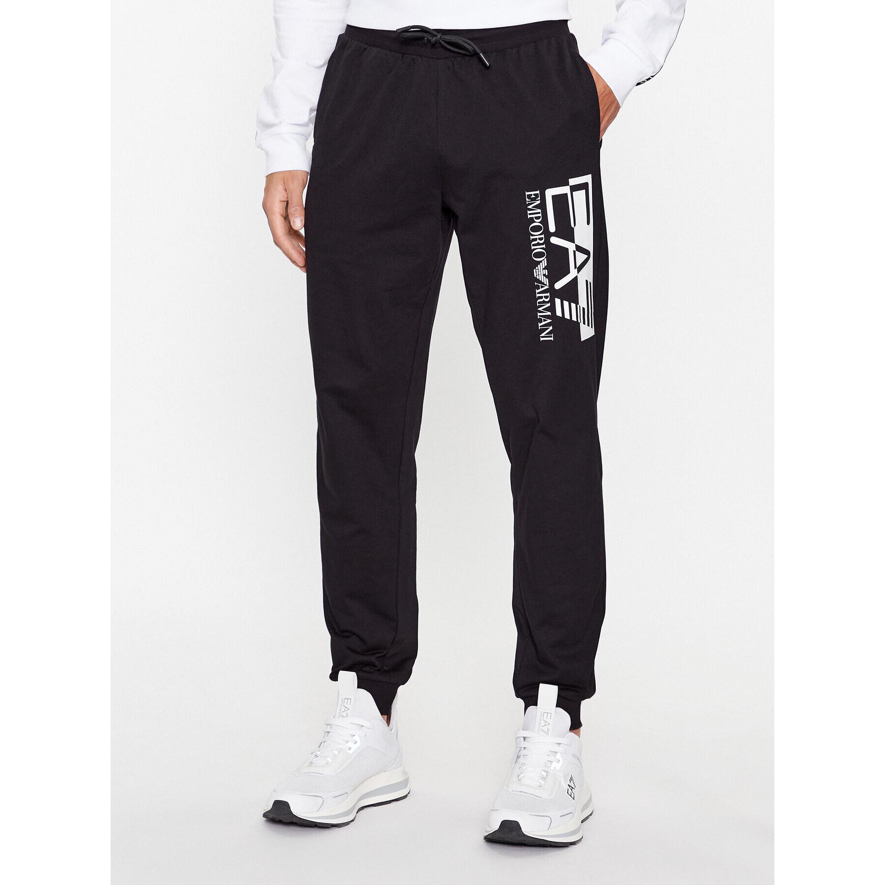 EA7 Emporio Armani Pantaloni trening 6RPP73 PJ05Z 0200 Negru Regular Fit - Pled.ro