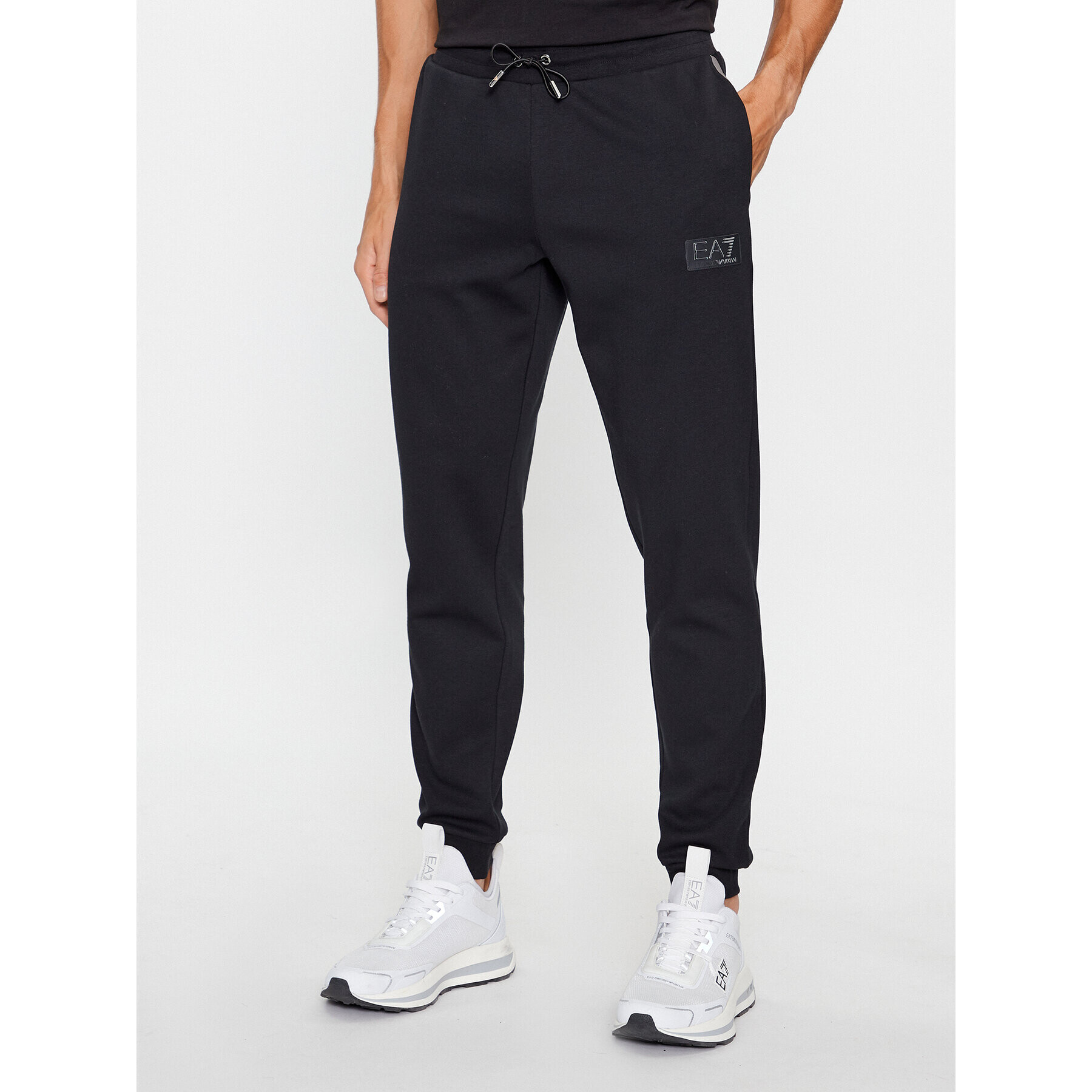 EA7 Emporio Armani Pantaloni trening 6RPP78 PJARZ 1200 Negru Regular Fit - Pled.ro