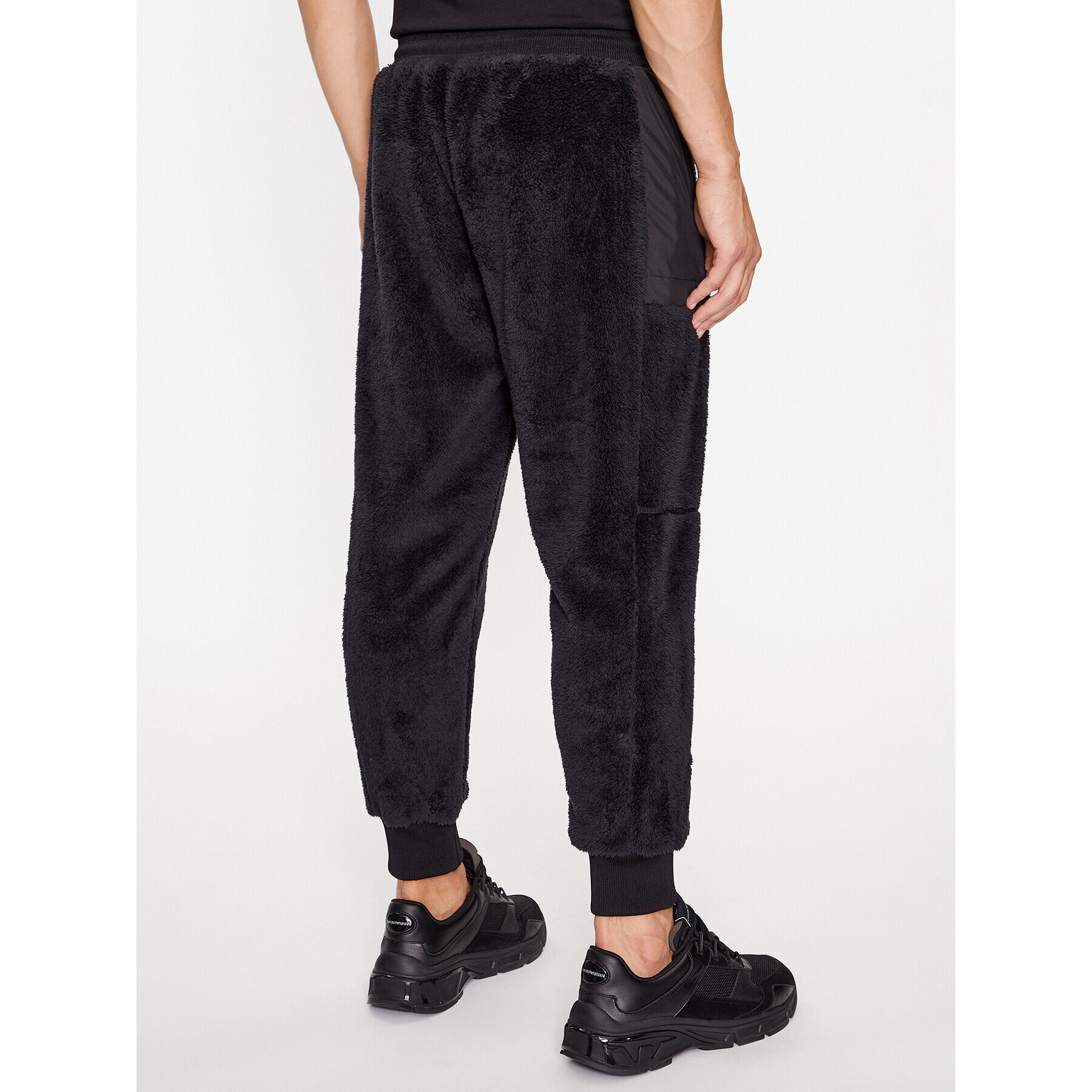 EA7 Emporio Armani Pantaloni trening 6RPP82 PJSFZ 1200 Negru Regular Fit - Pled.ro