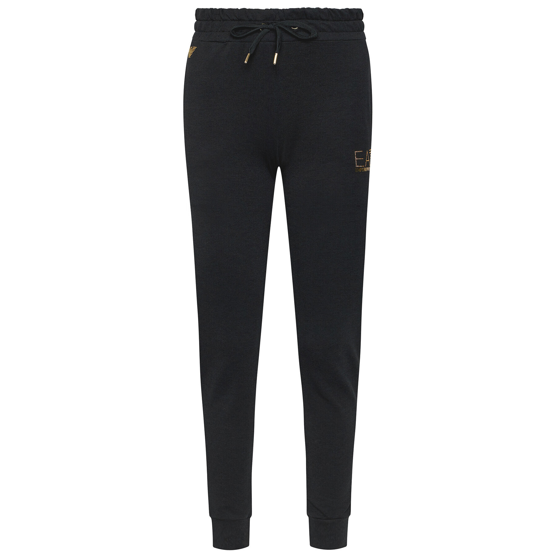 EA7 Emporio Armani Pantaloni trening 8NTP66 TJ9RZ 1200 Negru Regular Fit - Pled.ro