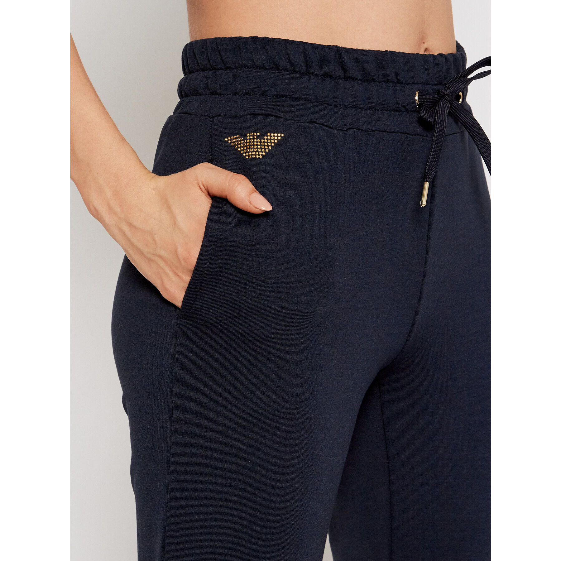 EA7 Emporio Armani Pantaloni trening 8NTP66 TJ9RZ 1554 Bleumarin Regular Fit - Pled.ro