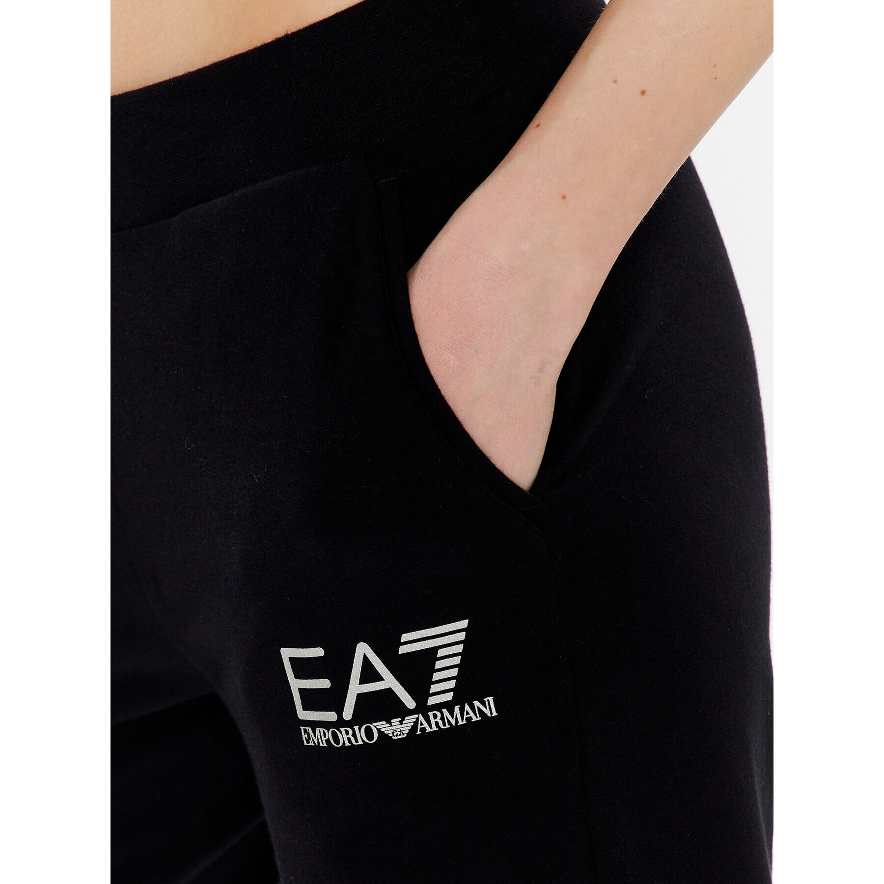 EA7 Emporio Armani Pantaloni trening 8NTP67 TJCQZ 0200 Negru Regular Fit - Pled.ro