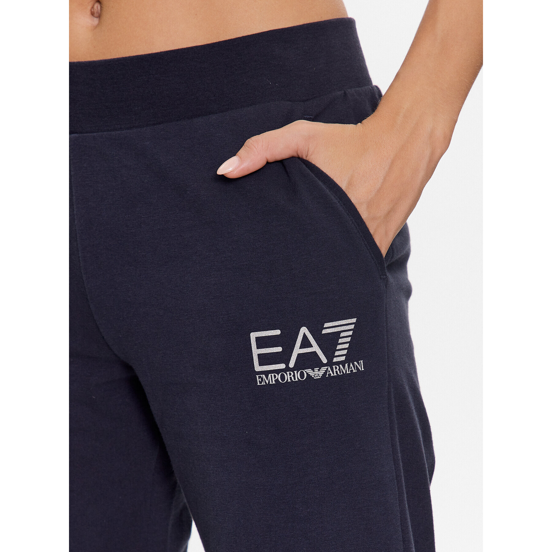 EA7 Emporio Armani Pantaloni trening 8NTP67 TJCQZ 1554 Bleumarin Regular Fit - Pled.ro