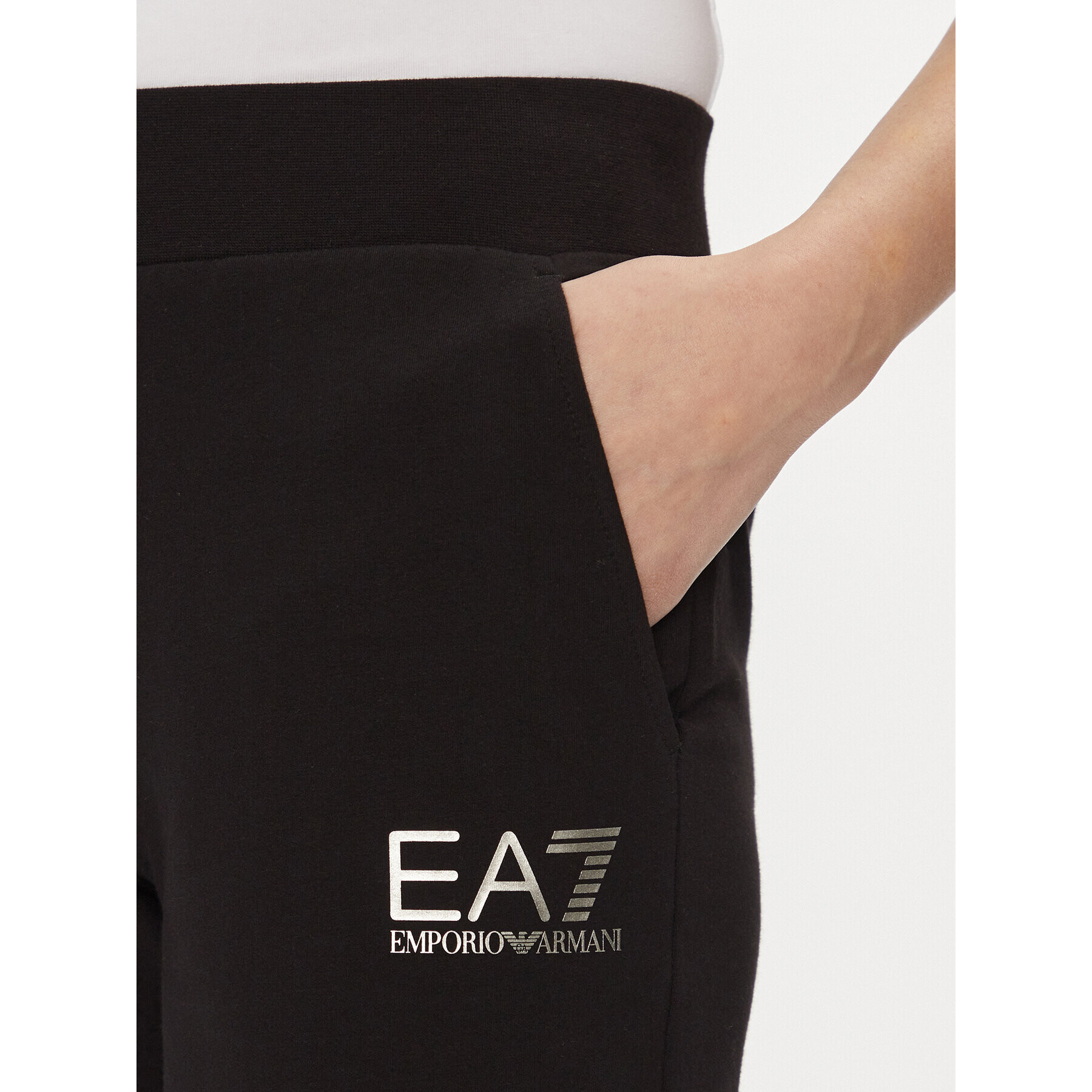 EA7 Emporio Armani Pantaloni trening 8NTP67 TJTXZ 0200 Negru Regular Fit - Pled.ro