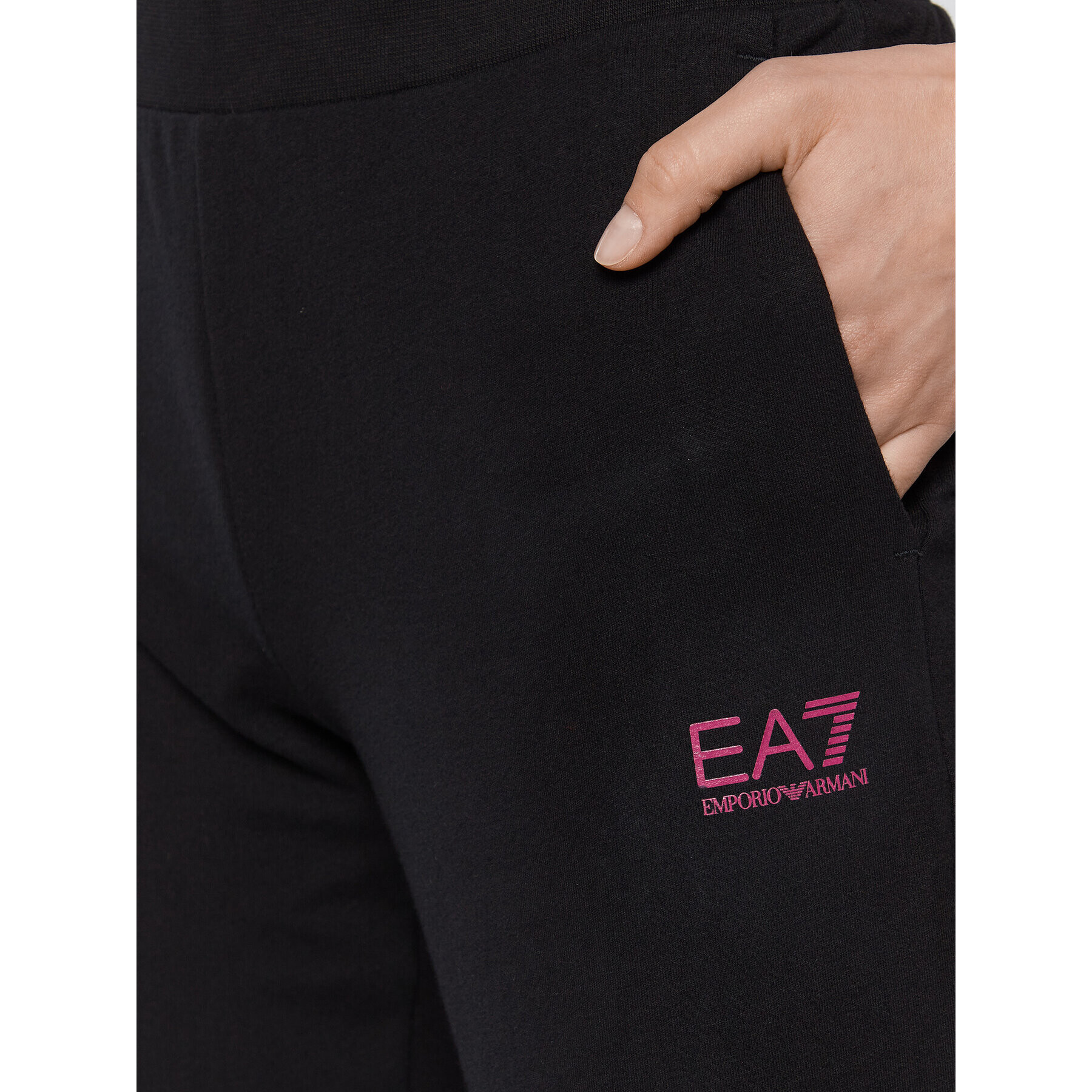 EA7 Emporio Armani Pantaloni trening 8NTP85 TJCQZ 0217 Negru Regular Fit - Pled.ro