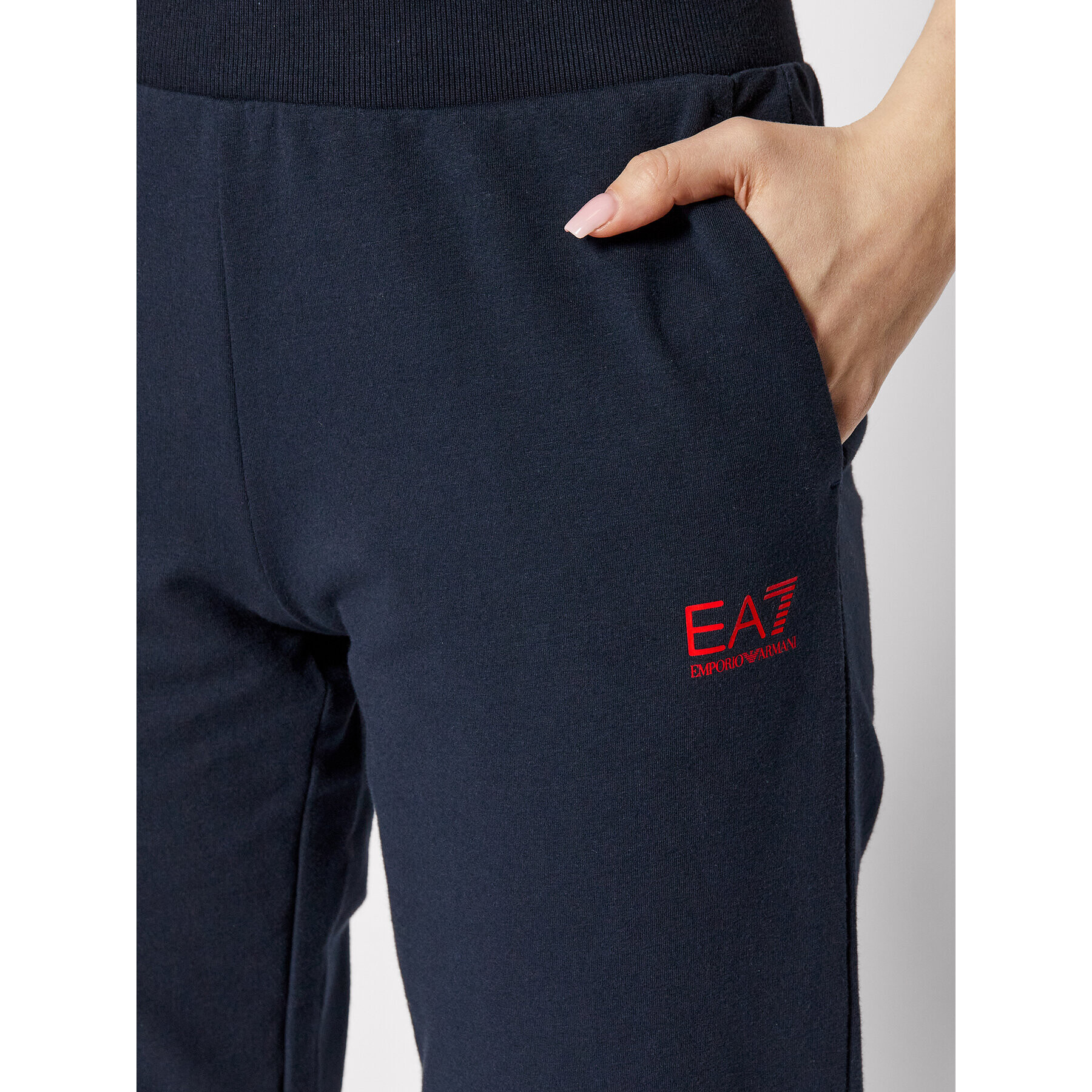 EA7 Emporio Armani Pantaloni trening 8NTP85 TJCQZ 0568 Bleumarin Regular Fit - Pled.ro