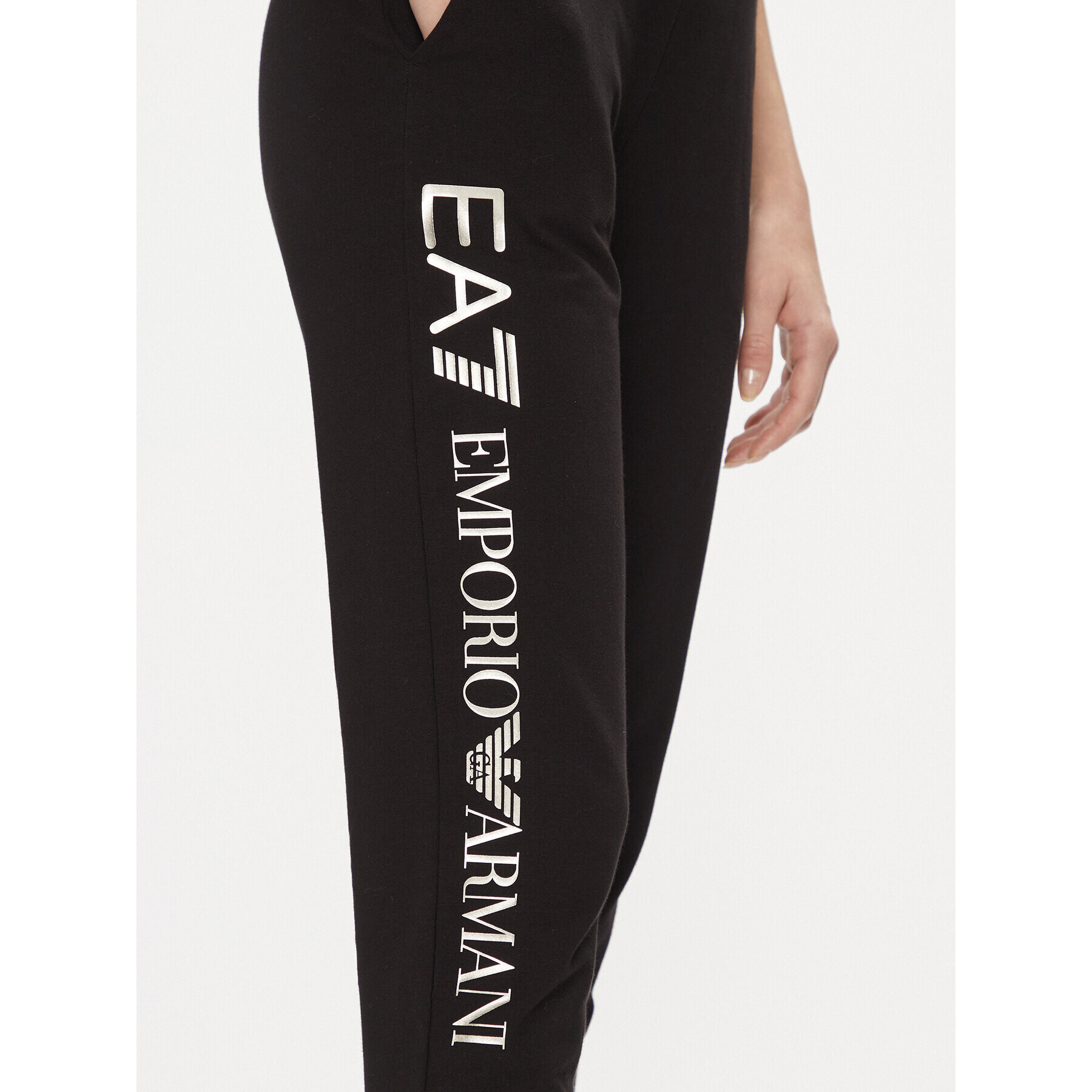 EA7 Emporio Armani Pantaloni trening 8NTP85 TJTXZ 0200 Negru Regular Fit - Pled.ro