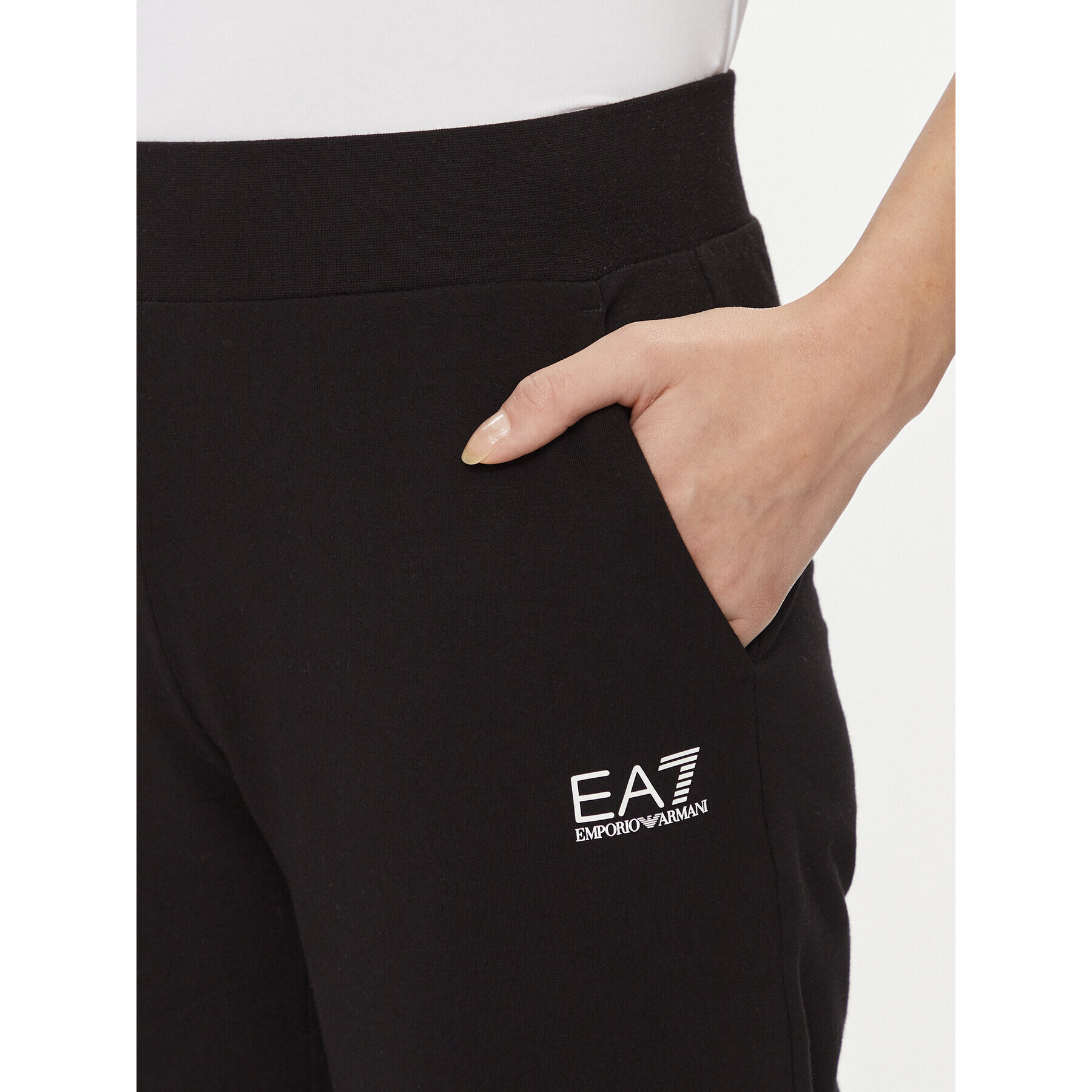 EA7 Emporio Armani Pantaloni trening 8NTP85 TJTXZ 0203 Negru Regular Fit - Pled.ro