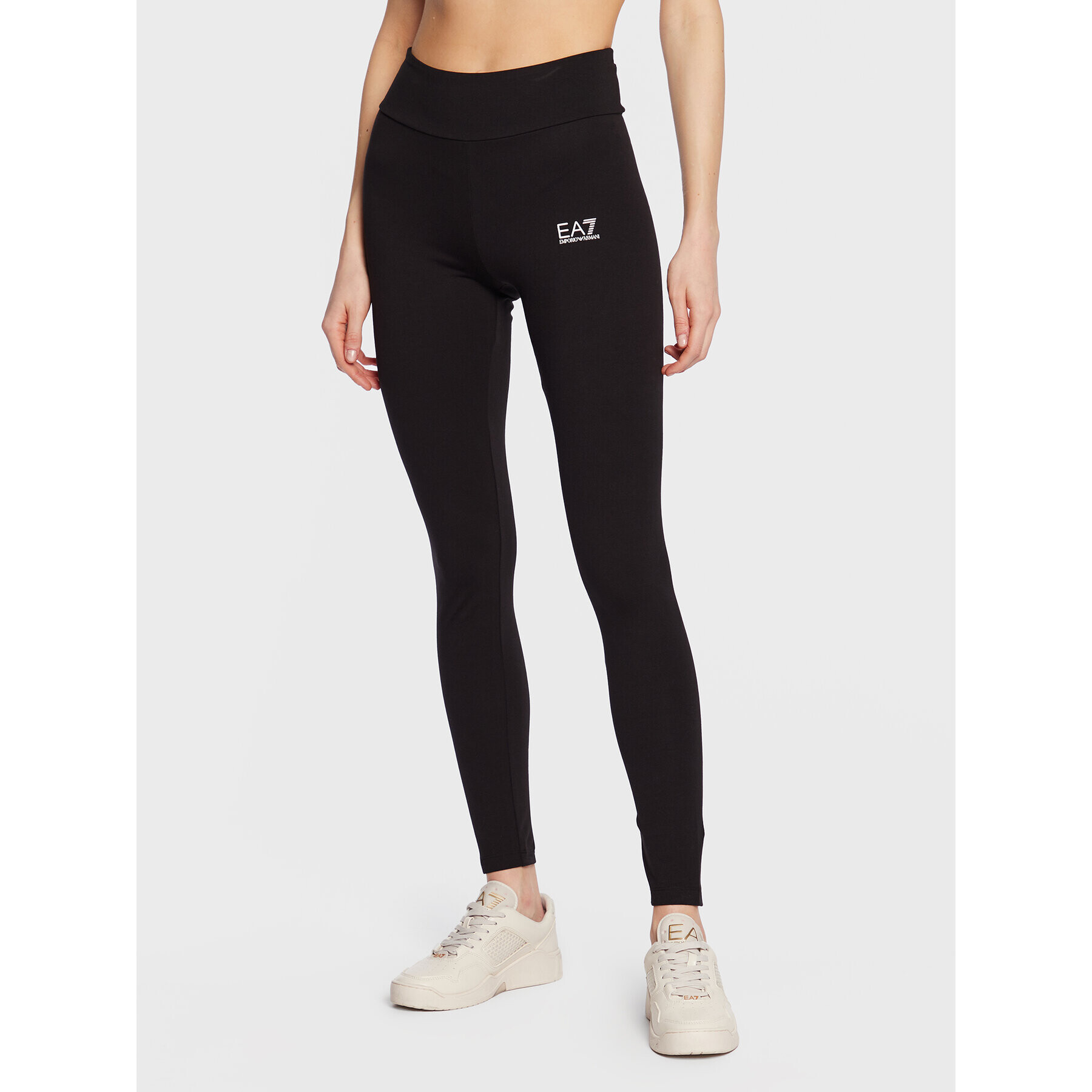 EA7 Emporio Armani Set bluză și leggings 3RTV63 TJEAZ 1200 Negru Regular Fit - Pled.ro