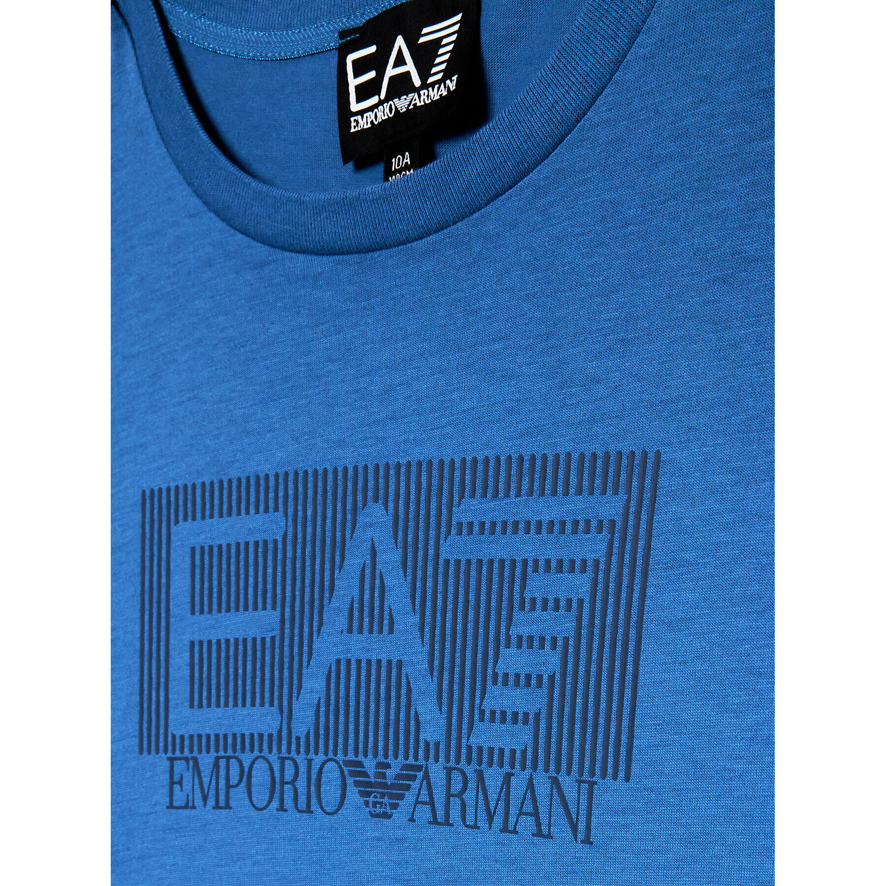 EA7 Emporio Armani Set tricou și pantaloni scurți sport 3RBV01 BJ02Z 25BL Bleumarin Regular Fit - Pled.ro