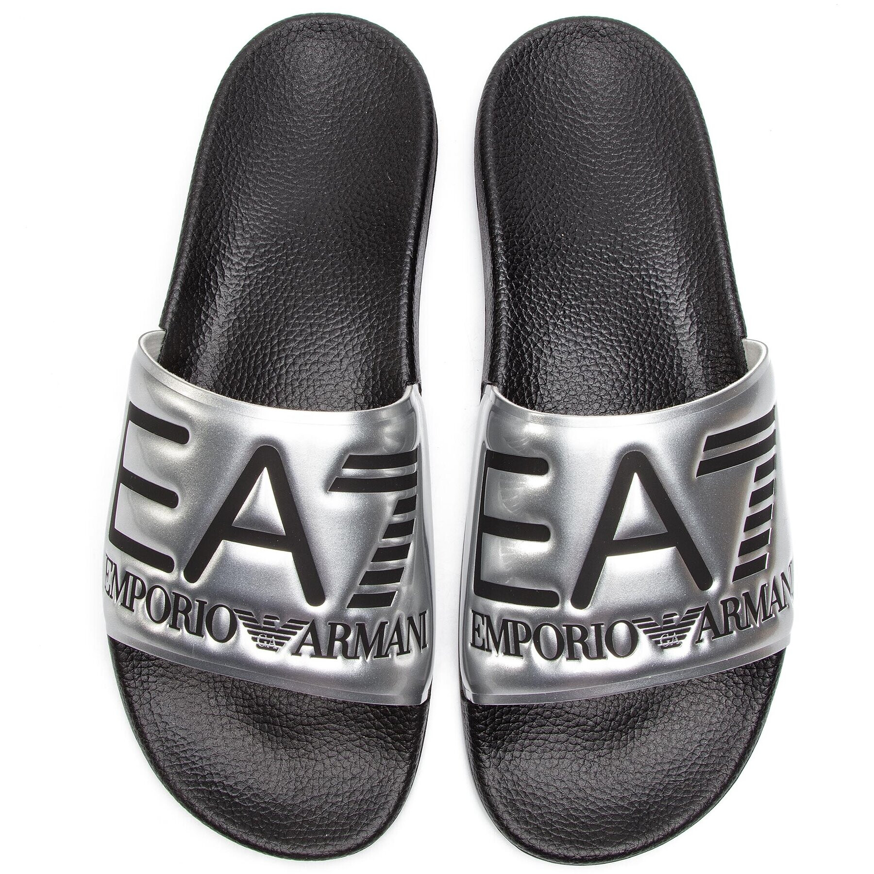 EA7 Emporio Armani Șlapi XCP001 XCC22 A854 Argintiu - Pled.ro