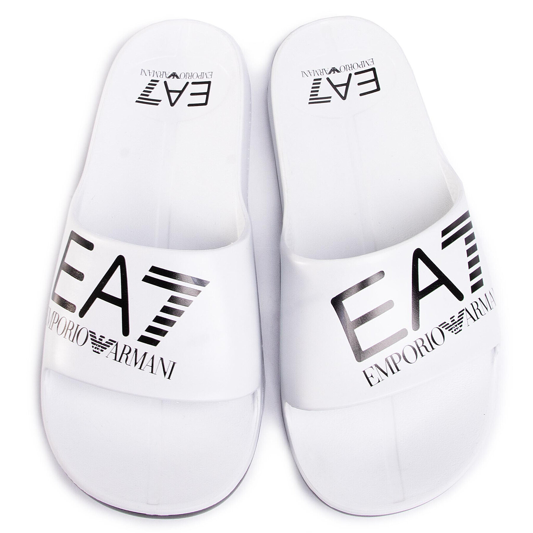 EA7 Emporio Armani Șlapi XCP003 XK151 D611 Alb - Pled.ro