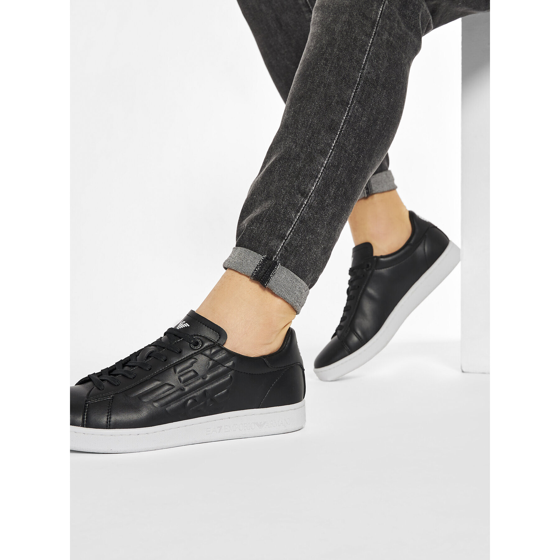 EA7 Emporio Armani Sneakers Negru - Pled.ro