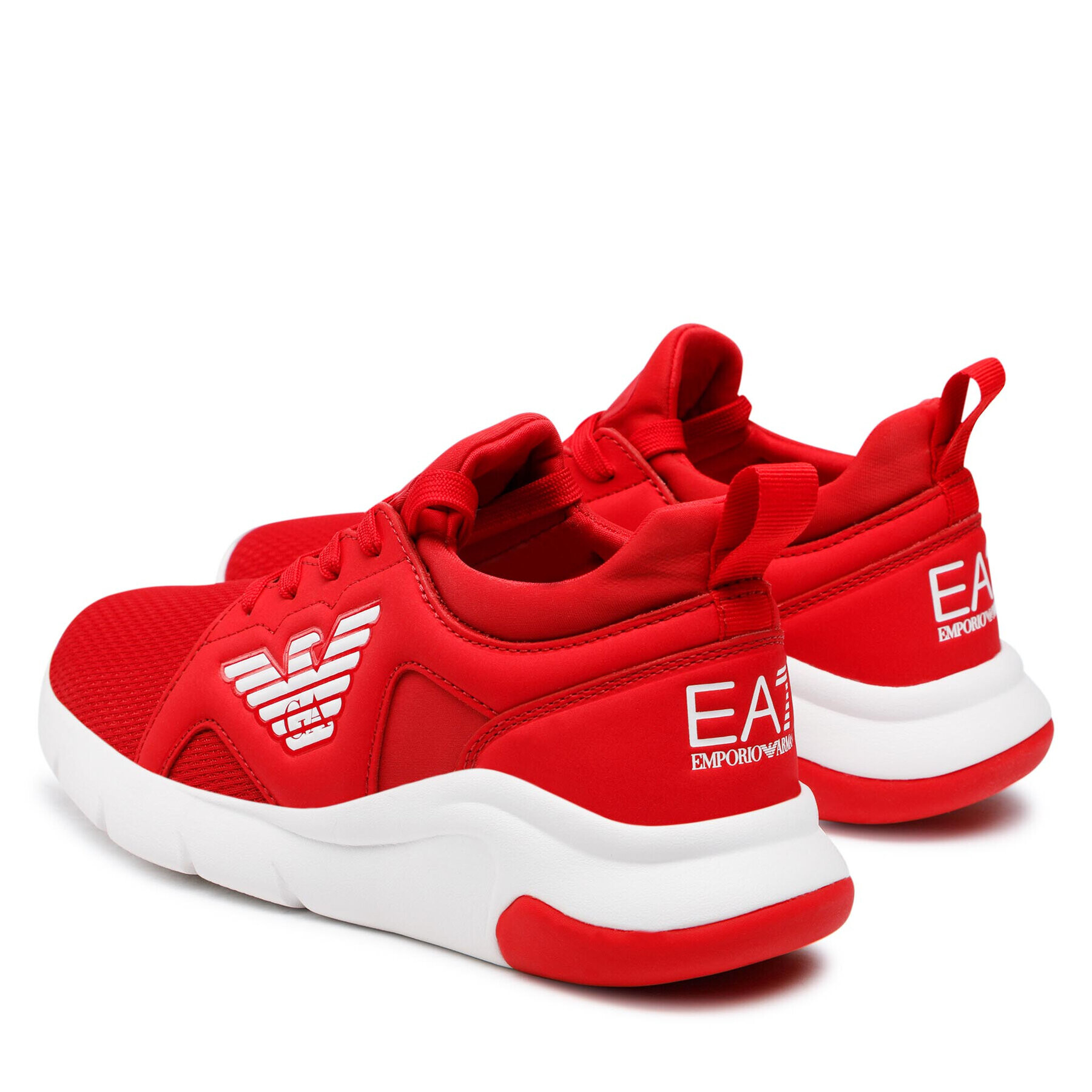 EA7 Emporio Armani Sneakers X8X056 XCC56 M525 Roșu - Pled.ro