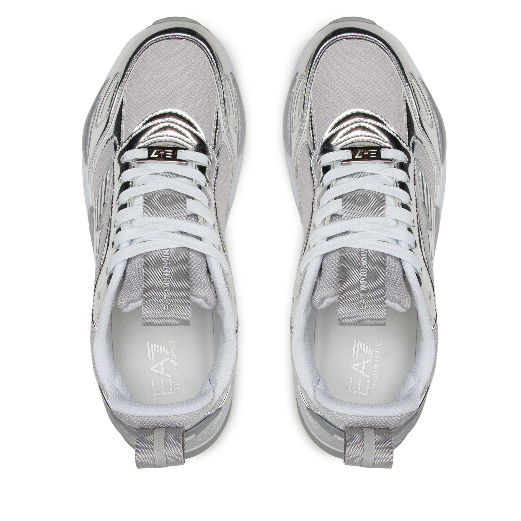 EA7 Emporio Armani Sneakers X8X070 XK298 00520 Argintiu - Pled.ro