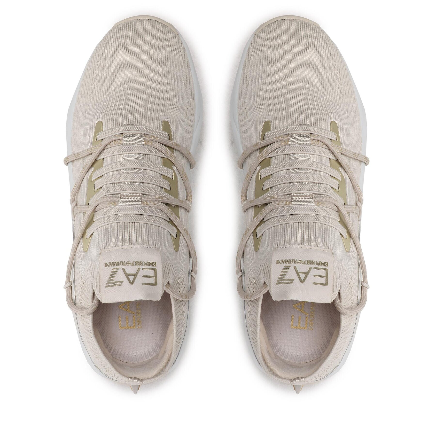 EA7 Emporio Armani Sneakers X8X087 XK227 R349 Bej - Pled.ro