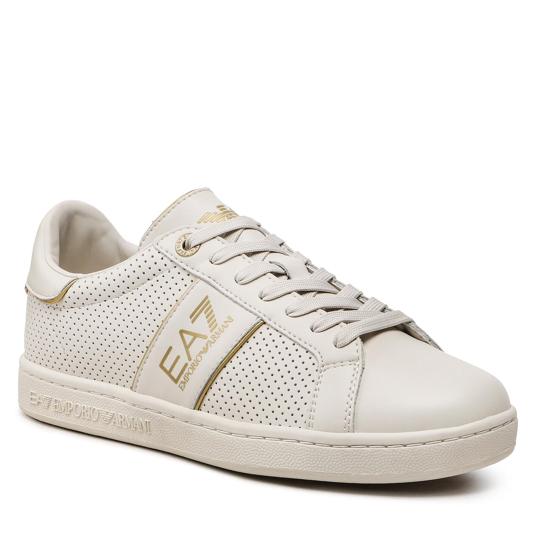 EA7 Emporio Armani Sneakers X8X102 XK258 R350 Bej - Pled.ro