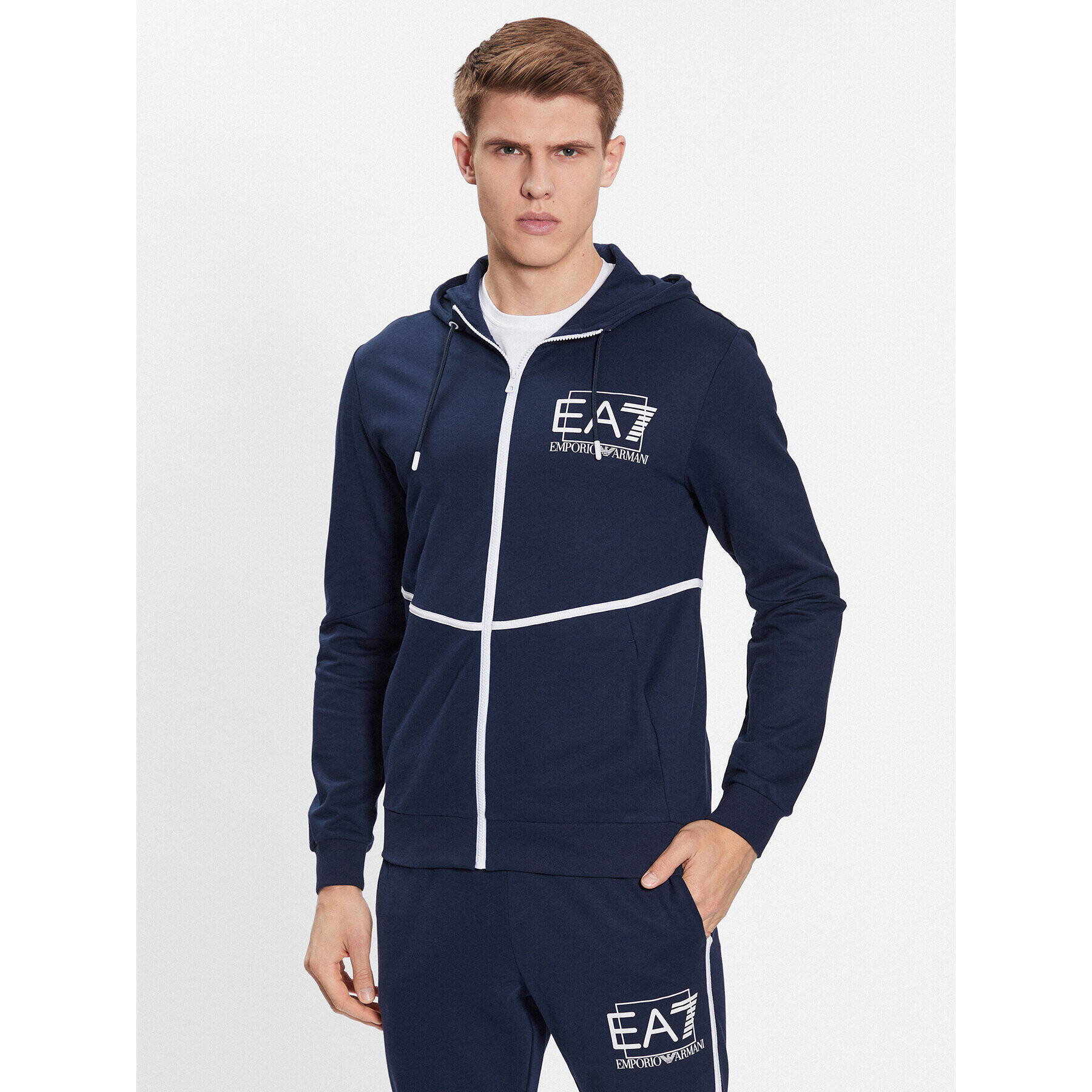 EA7 Emporio Armani Trening 3RPV52 PJ05Z 1554 Bleumarin Regular Fit - Pled.ro