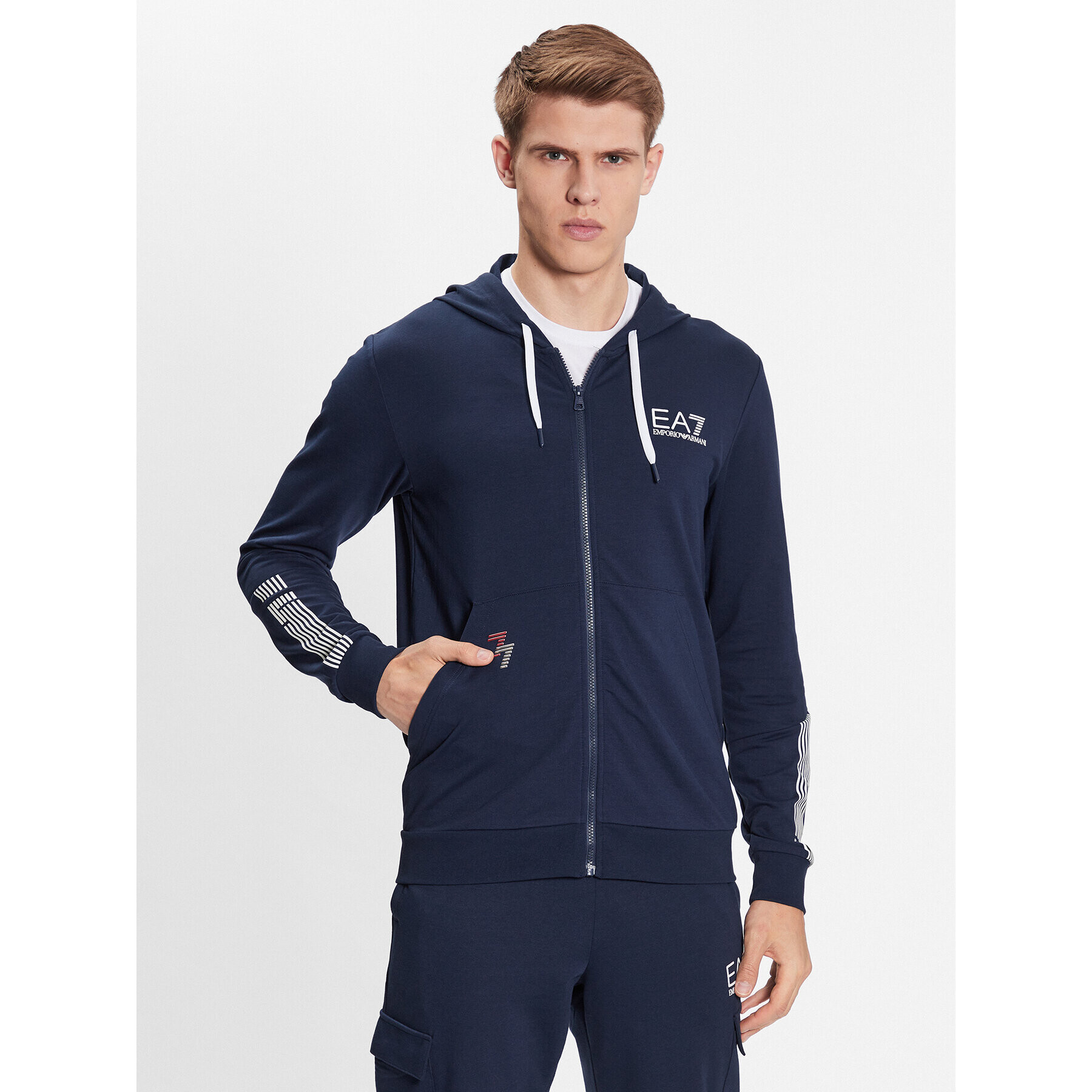 EA7 Emporio Armani Trening 3RPV70 PJLIZ 1554 Bleumarin Regular Fit - Pled.ro