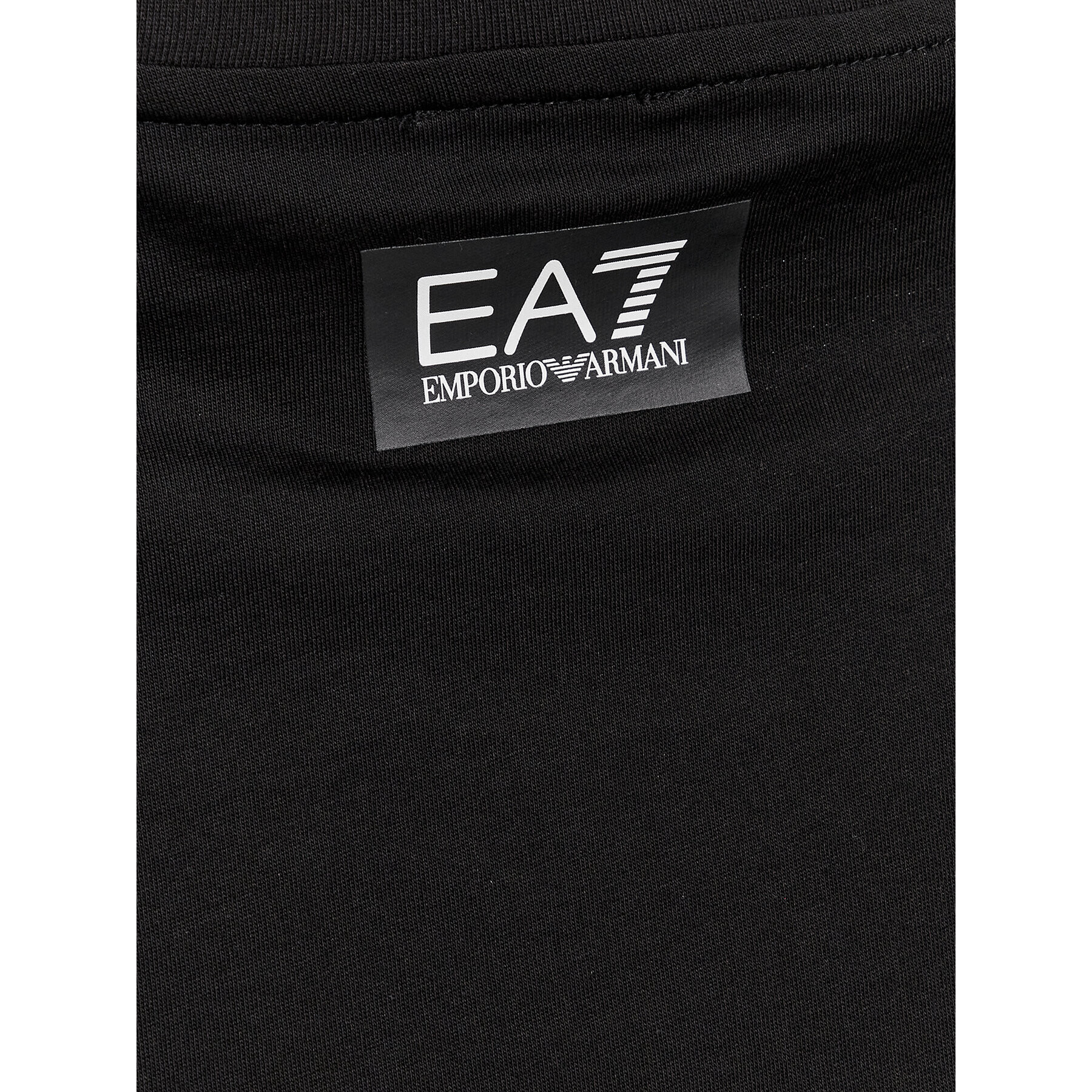 EA7 Emporio Armani Tricou 3DPT44 PJ02Z 1200 Negru Regular Fit - Pled.ro