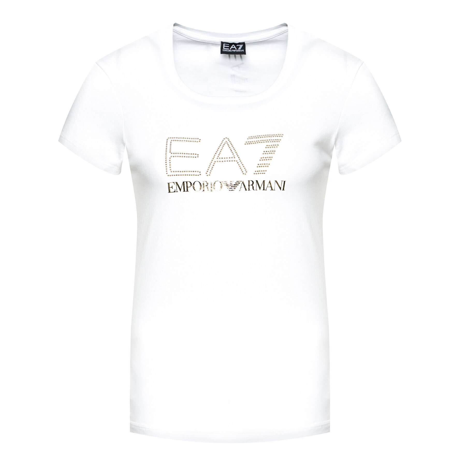 EA7 Emporio Armani Tricou 3KTT26 TJ12Z 1100 Alb Slim Fit - Pled.ro