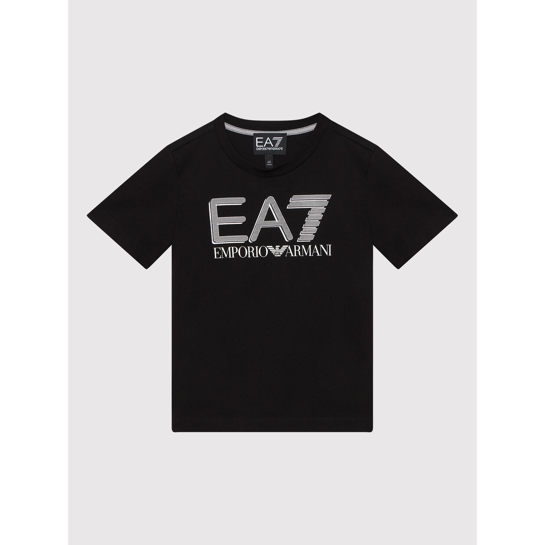 EA7 Emporio Armani Tricou 3LBT53 BJ02Z 1200 Negru Regular Fit - Pled.ro