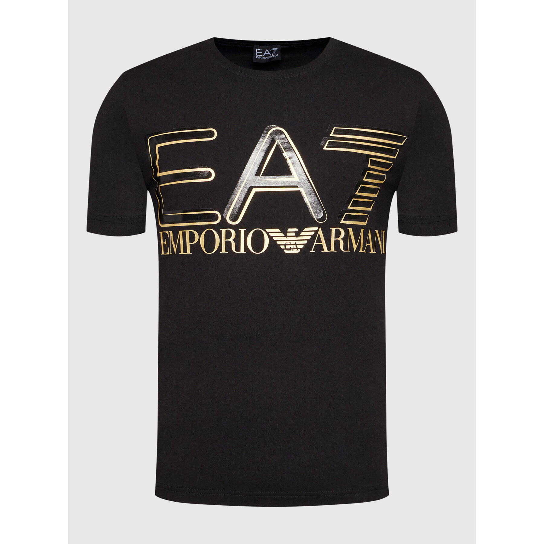 EA7 Emporio Armani Tricou 3LPT20 PJFFZ 0208 Negru Regular Fit - Pled.ro