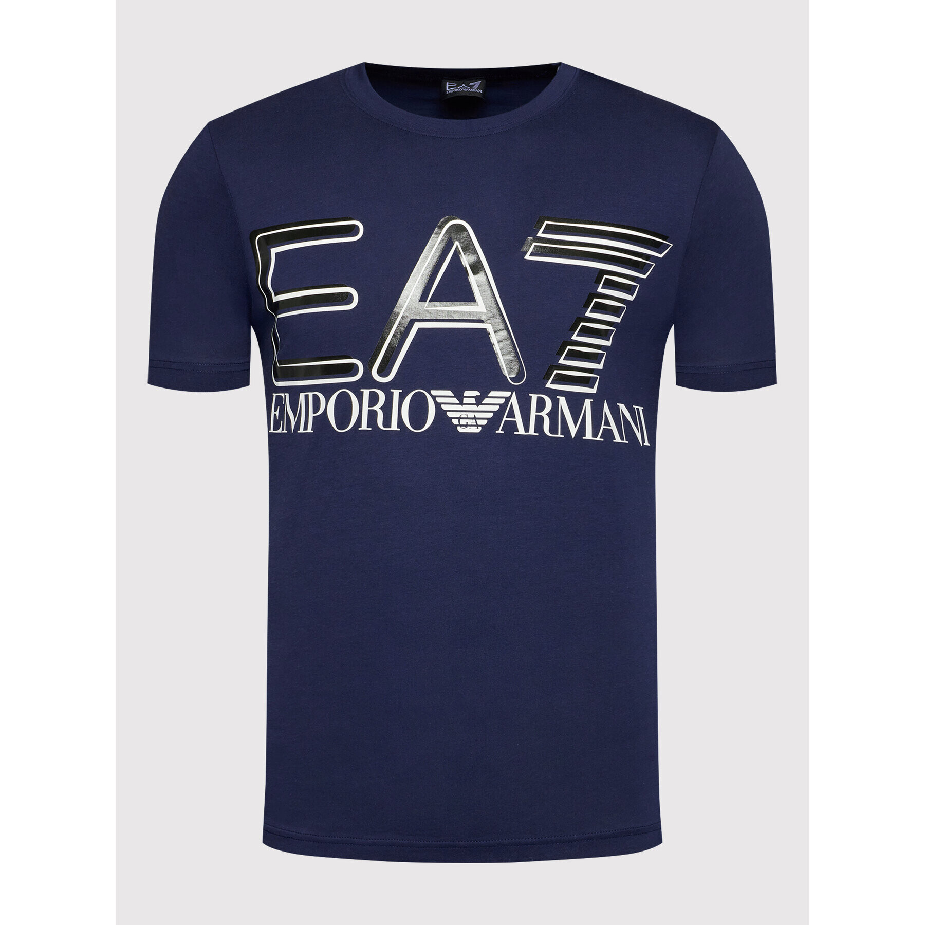 EA7 Emporio Armani Tricou 3LPT20 PJFFZ 1554 Bleumarin Regular Fit - Pled.ro