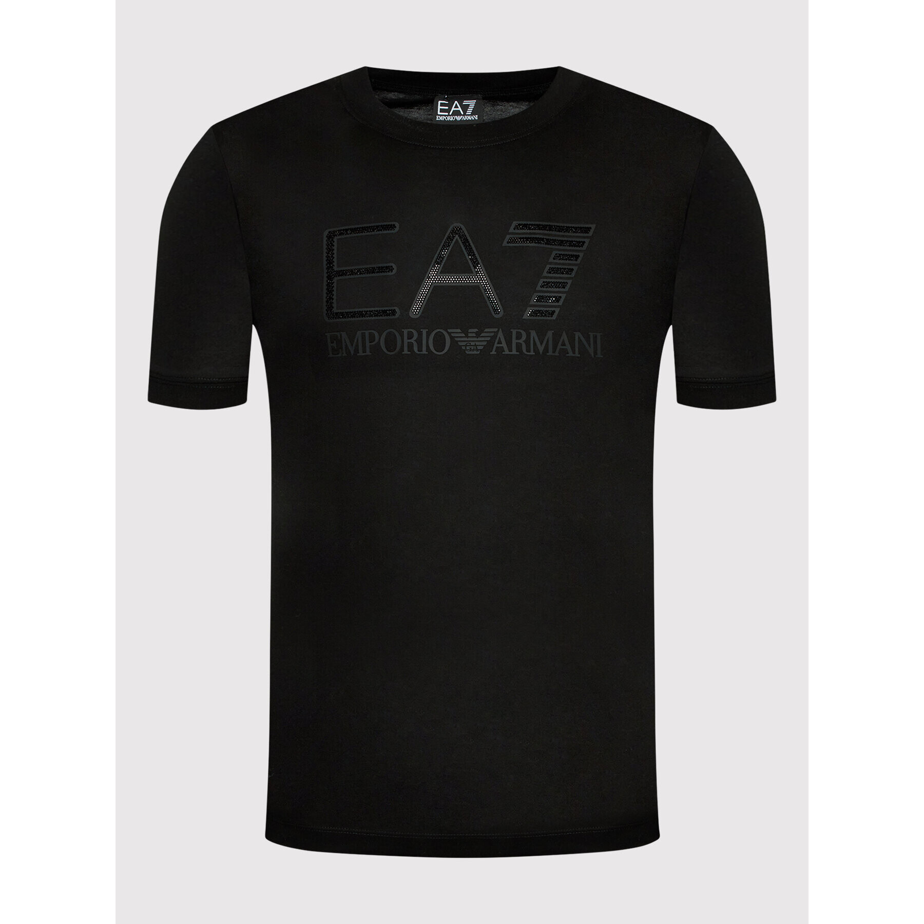 EA7 Emporio Armani Tricou 3LPT37 PJFBZ 1200 Negru Regular Fit - Pled.ro