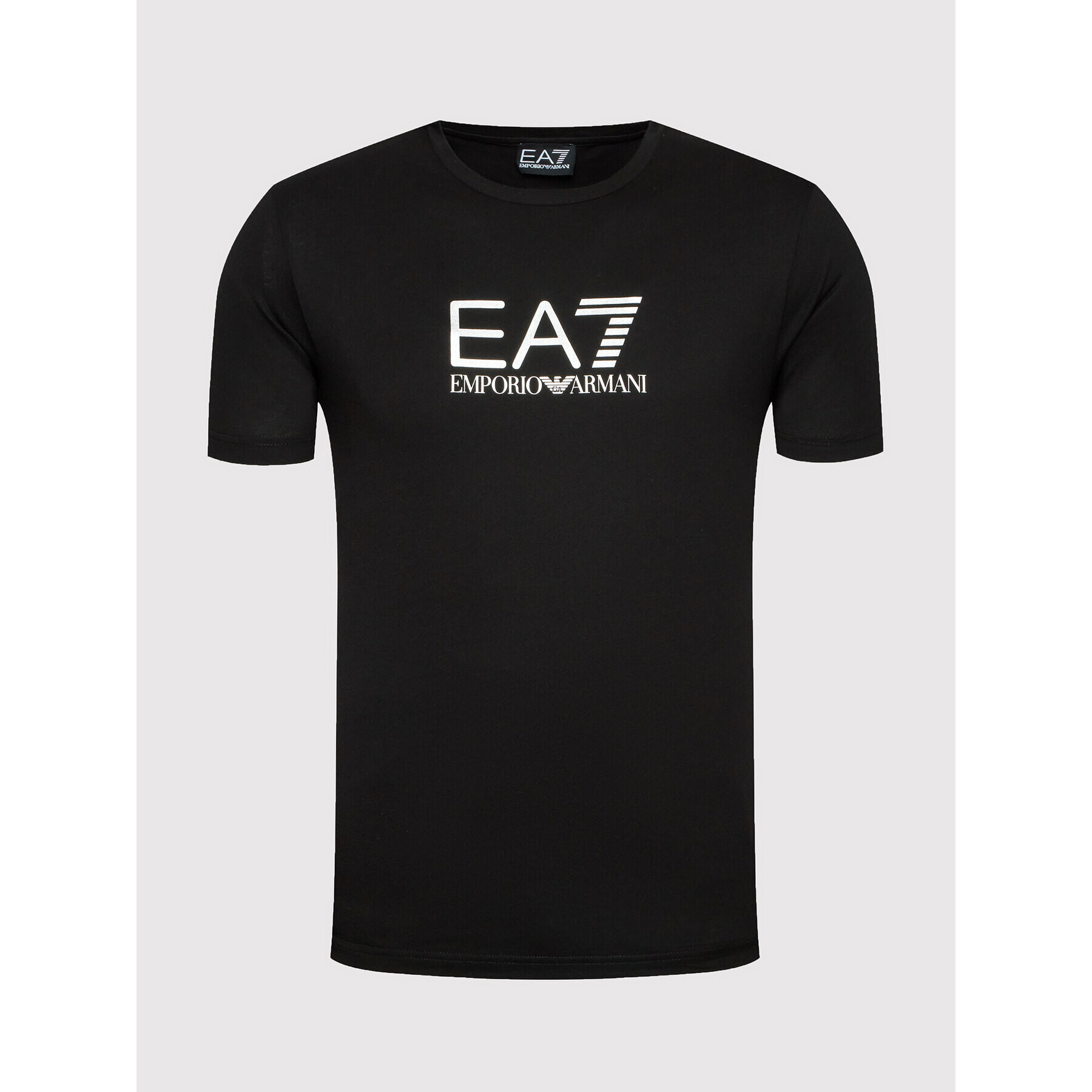 EA7 Emporio Armani Tricou 3LPT39 PJ02Z 1200 Negru Regular Fit - Pled.ro