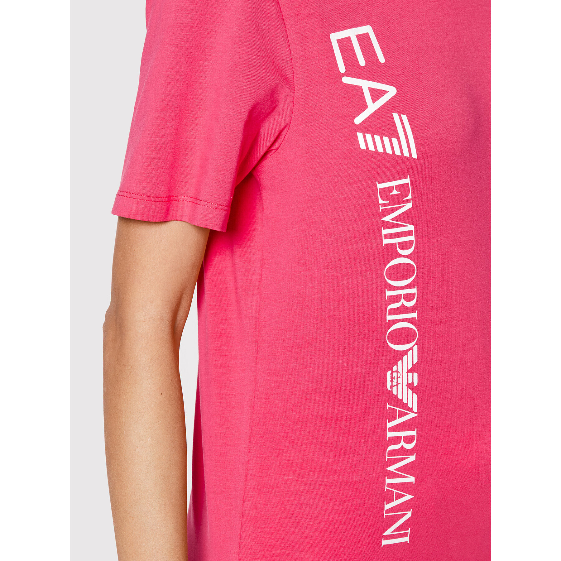 EA7 Emporio Armani Tricou 3LTT09 TJCRZ 1410 Roz Relaxed Fit - Pled.ro