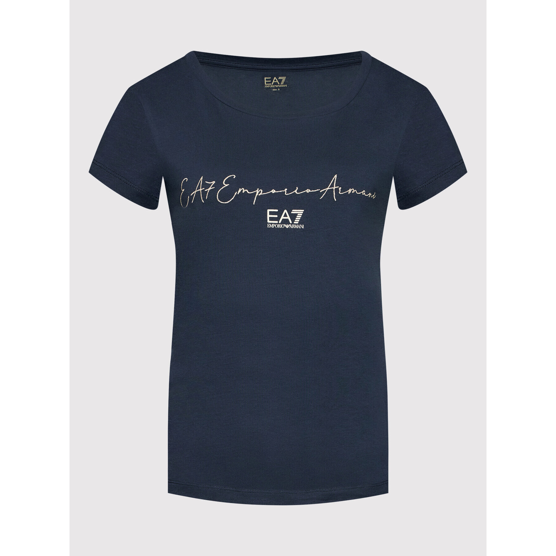 EA7 Emporio Armani Tricou 3LTT16 TJCRZ 1554 Bleumarin Regular Fit - Pled.ro