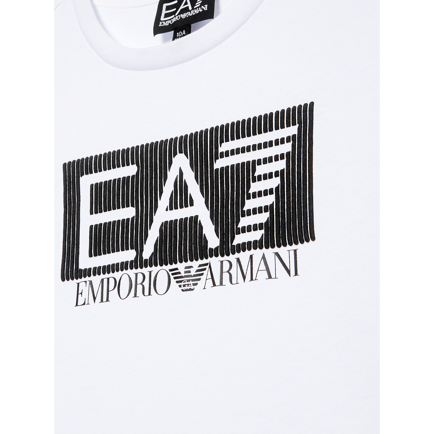 EA7 Emporio Armani Tricou 3RBT53 BJ02Z 1100 Alb Regular Fit - Pled.ro